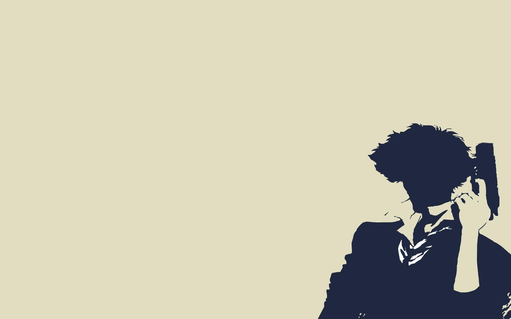 1680x1050 minimalistic cowboy bebop spike spiegel simple background