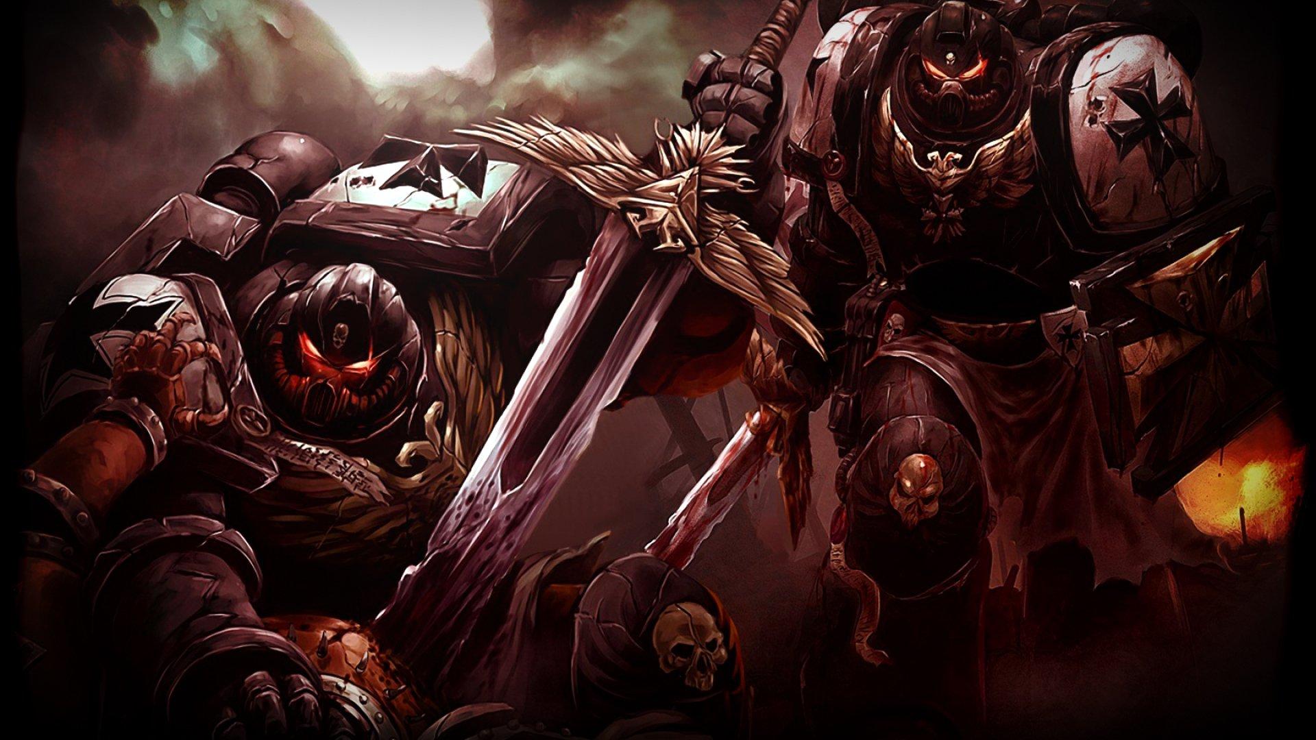 1920x1080 px action Dark fantasy fi Fighting sci war Warhammer warrior High Quality Wallpaper, High Definition Wallpaper