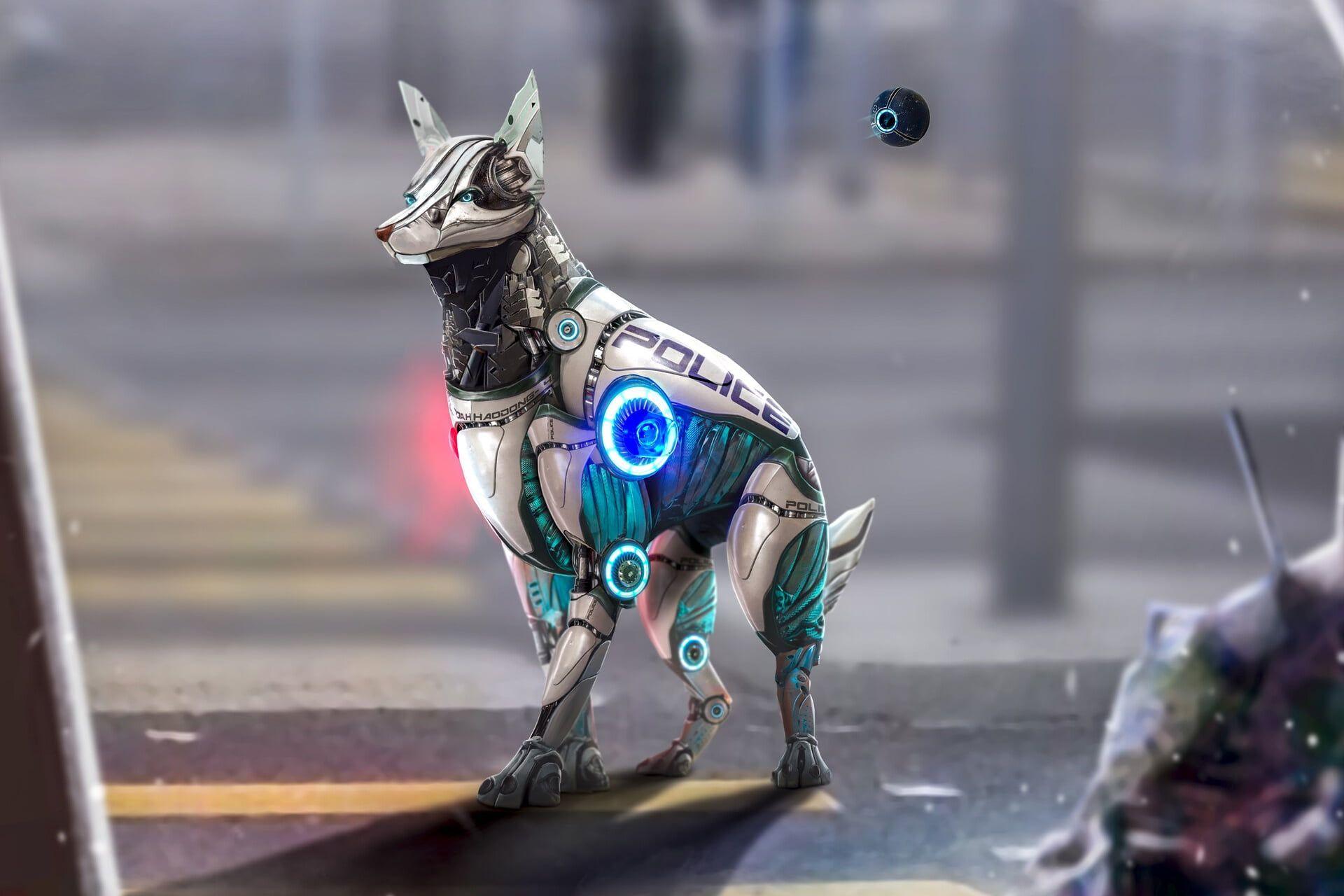 1920x1280 Sci Fi #Robot #Dog #Police P #wallpaper #hdwallpaper #desktop. Sci fi, HD wallpaper, Character art