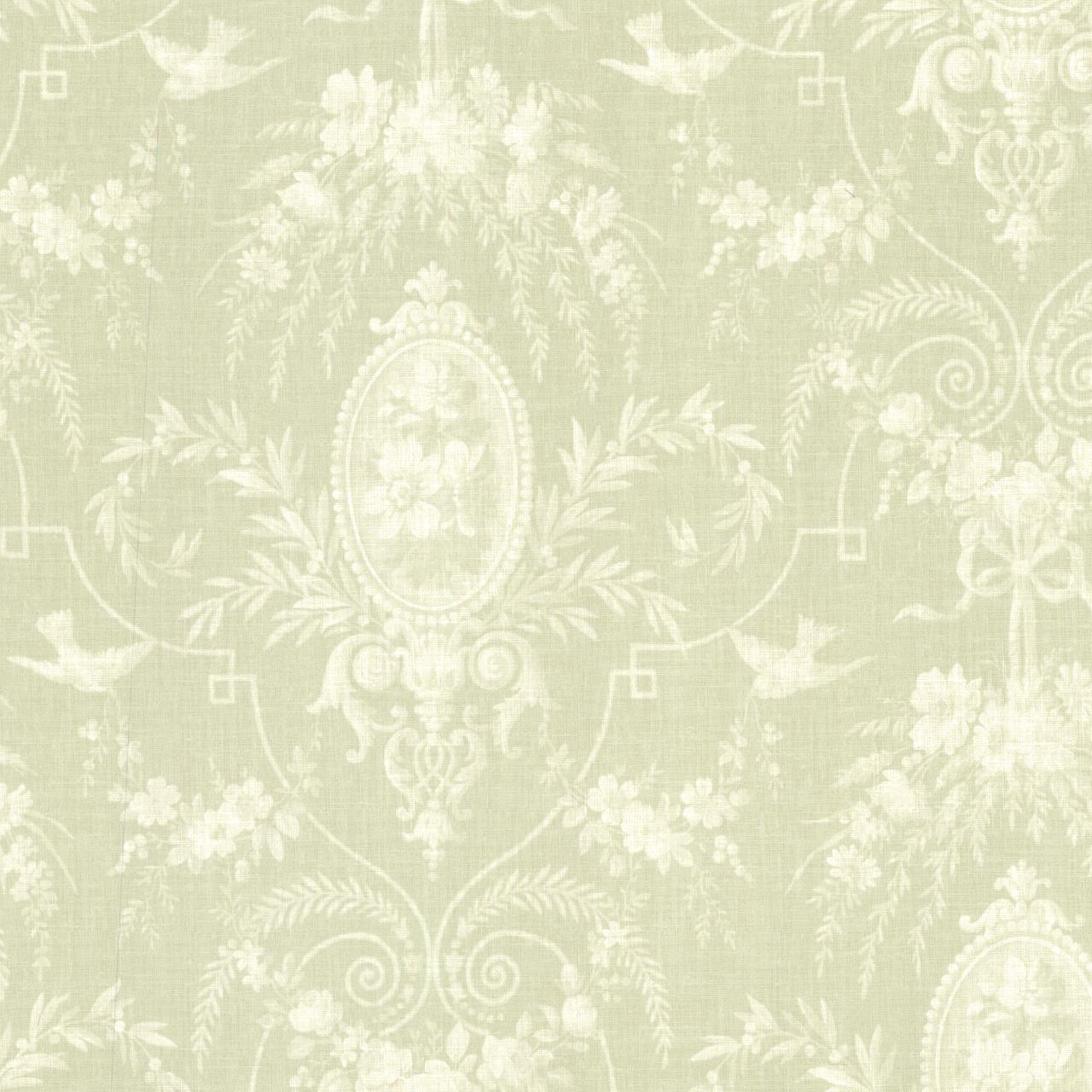 1280x1280 La Belle Maison Flourish Cameo Fleur Olive Wallpaper 302 66817