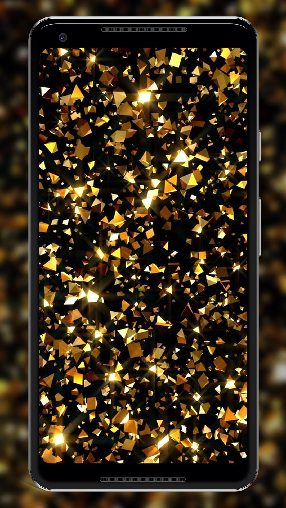 1080x1920 Black Gold Glitter Wallpaper HD APK per Android Download