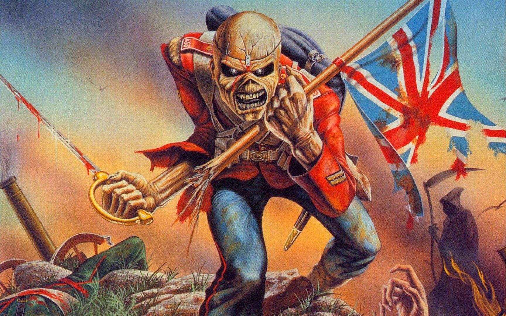 1728x1080 cool The Trooper Maiden wallpaper. Iron maiden eddie, Iron maiden the trooper, Iron maiden posters