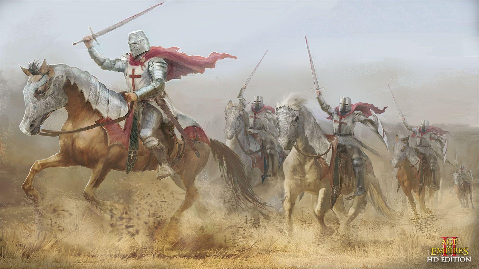 1920x1080 General 1920x1080 historic history horse horse riding Cavalry Teutonic Order knight Age Of Empires video gam. Age of empires, Age of empire game, Empire wallpaper