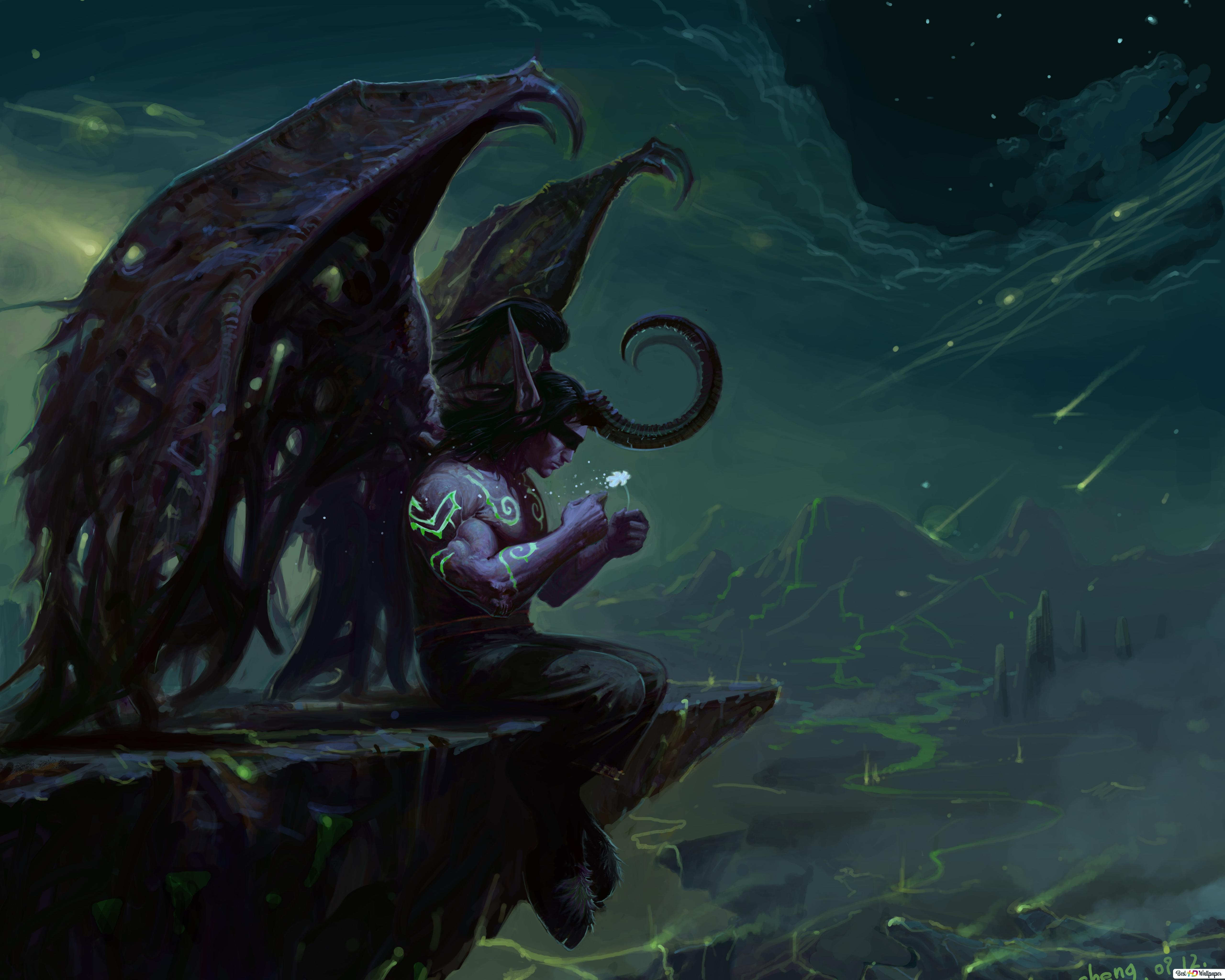 5120x4096 World of Warcraft (Demon Stormrage) HD wallpaper download of Warcraft wallpaper