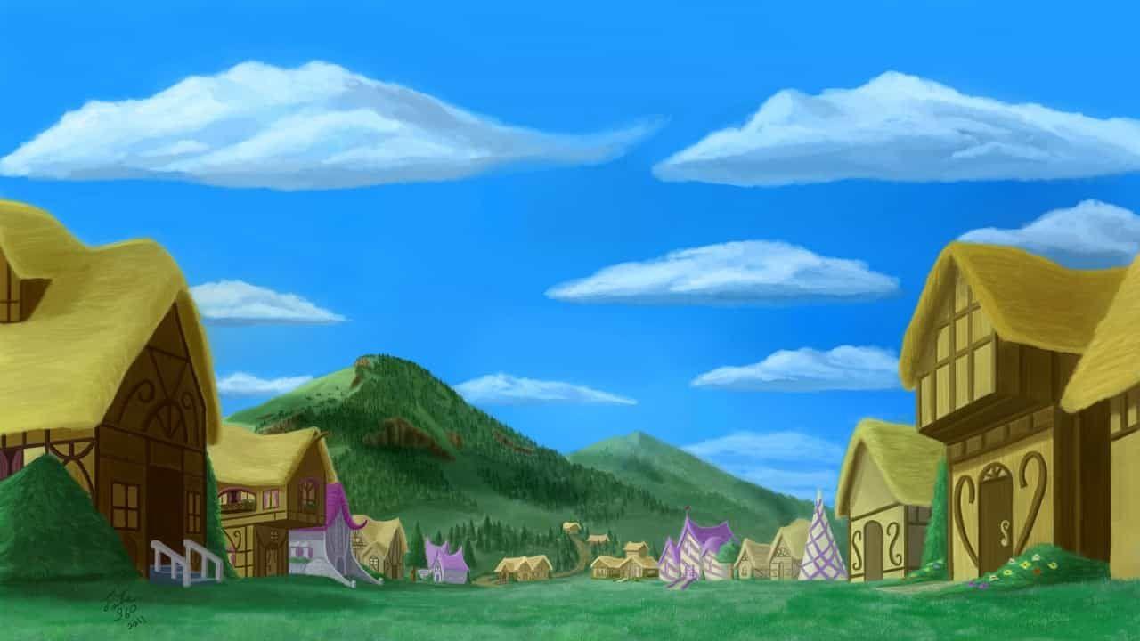 1280x720 Village Names. Village Name Generator. Cartoon background, My little pony, Background