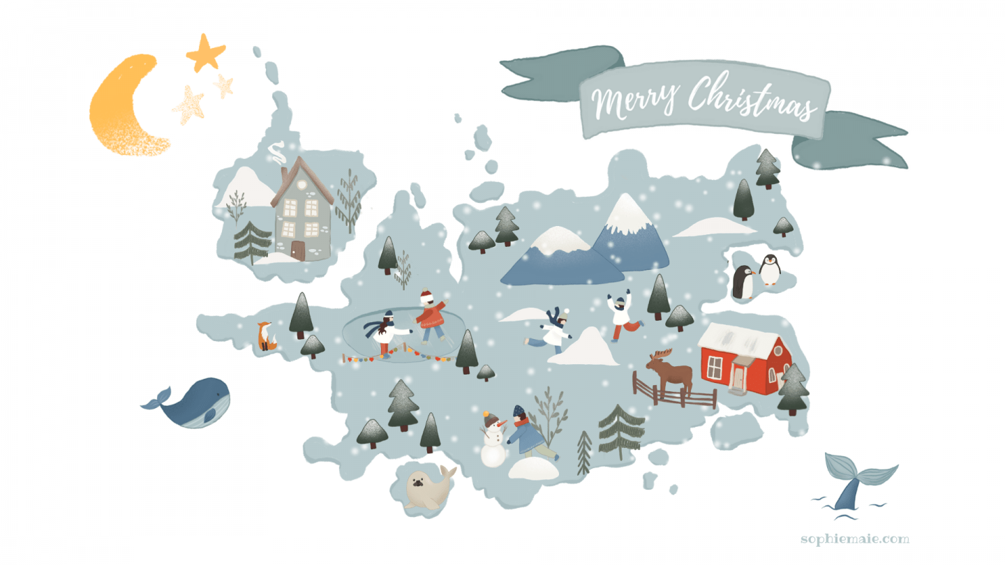 1440x810 The First Wallpaper Is Of The Christmas Village, I Wallpaper & Background Download
