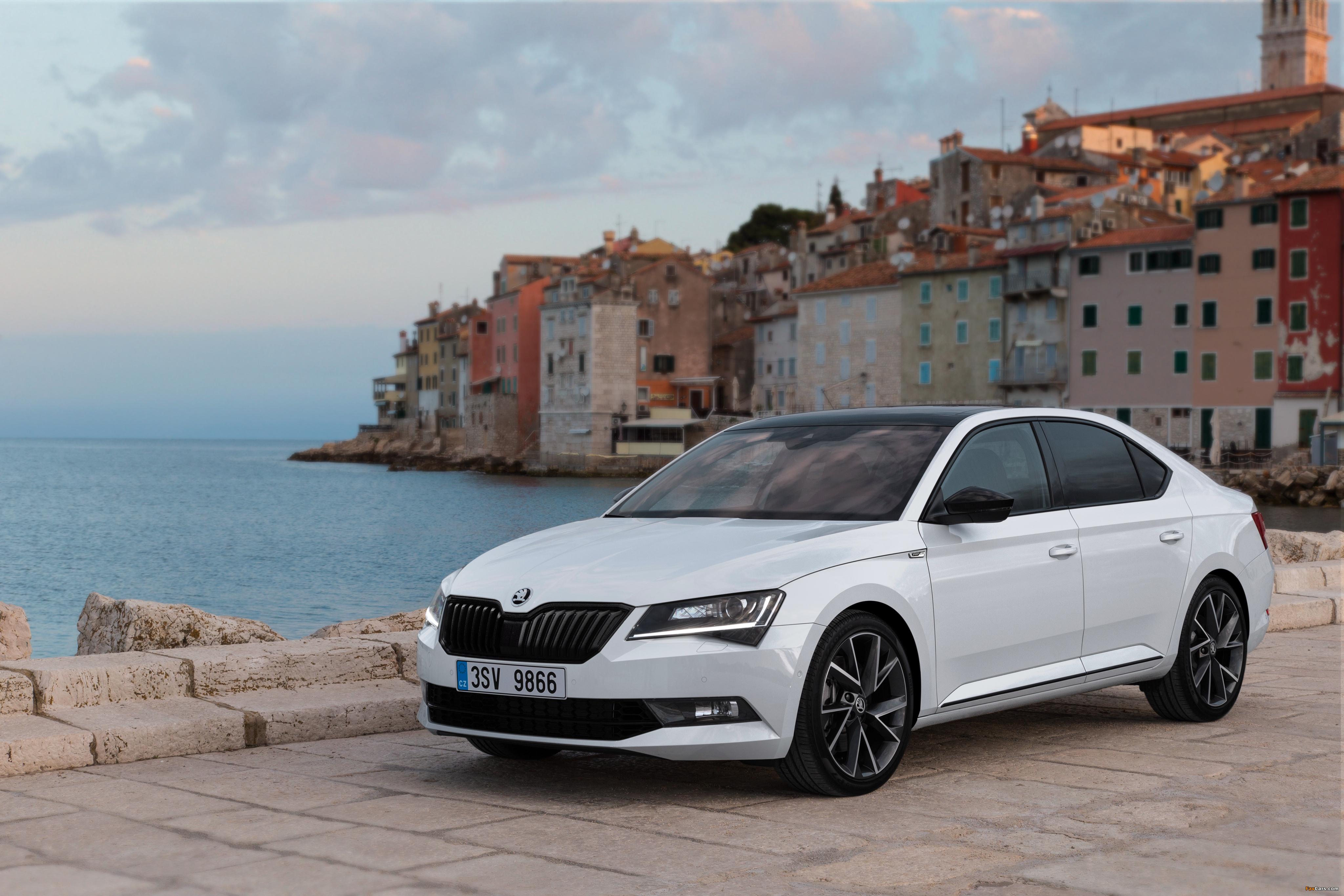 4096x2731 Škoda Superb SportLine 2015 wallpaper (4096x2731)