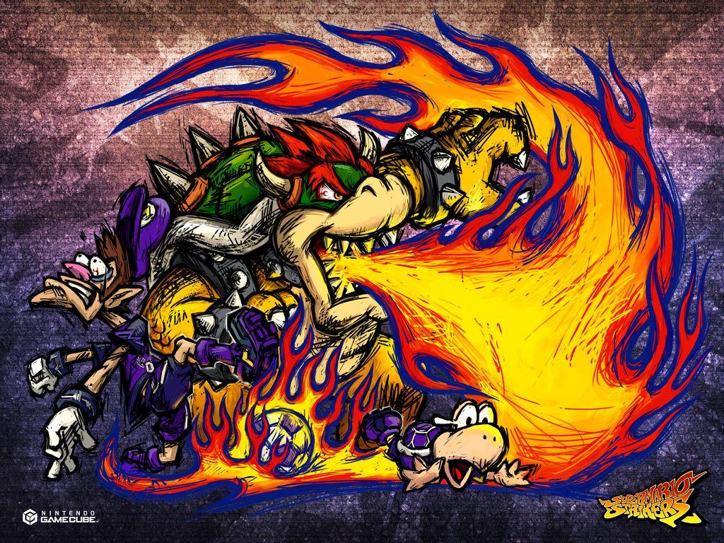 1024x768 Super Mario Strikers screenshots, image and picture