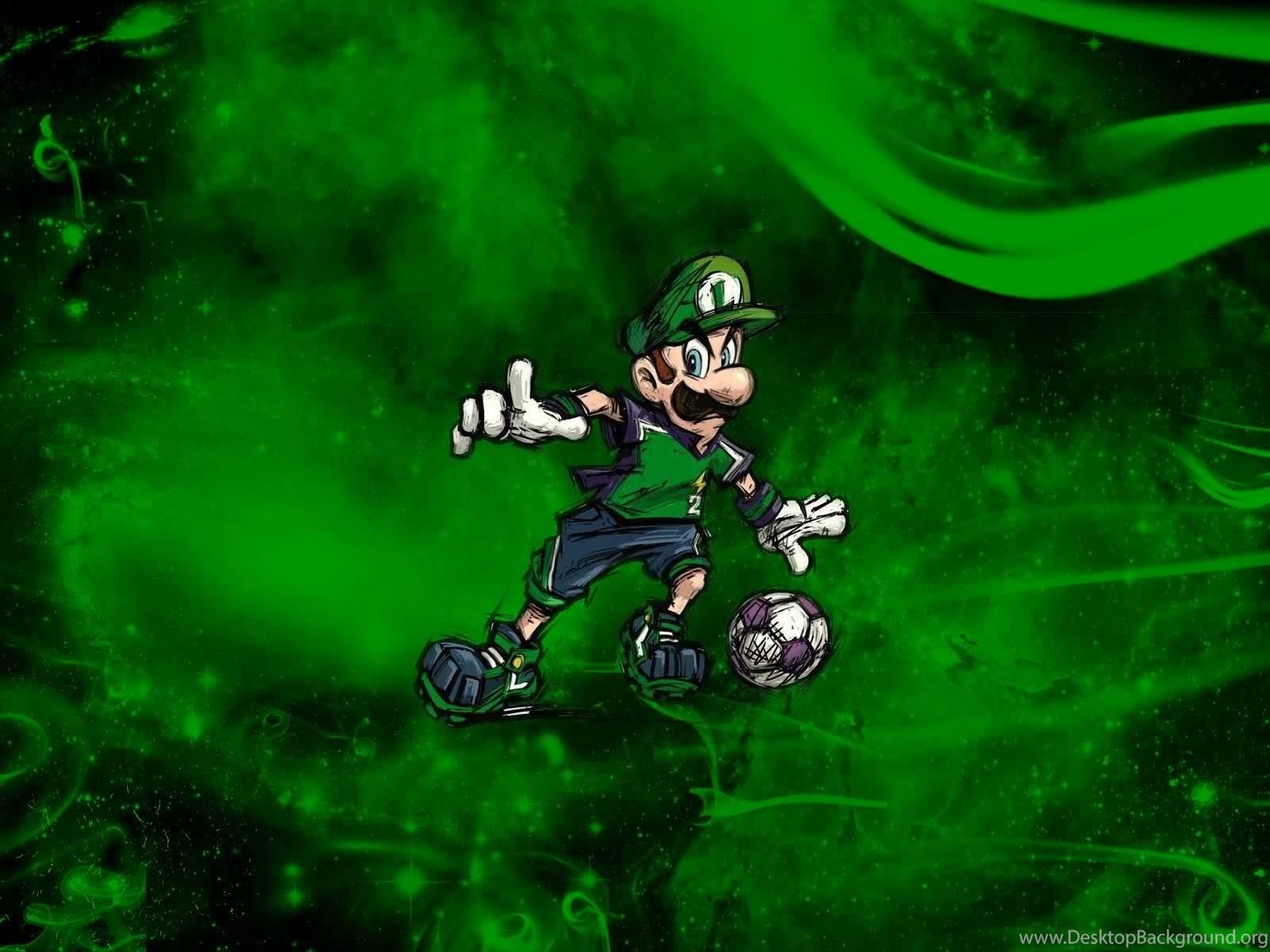1600x1200 Wallpaper Luigi Mario Strikers Picture, Wallpaper Luigi Mario. Desktop Background