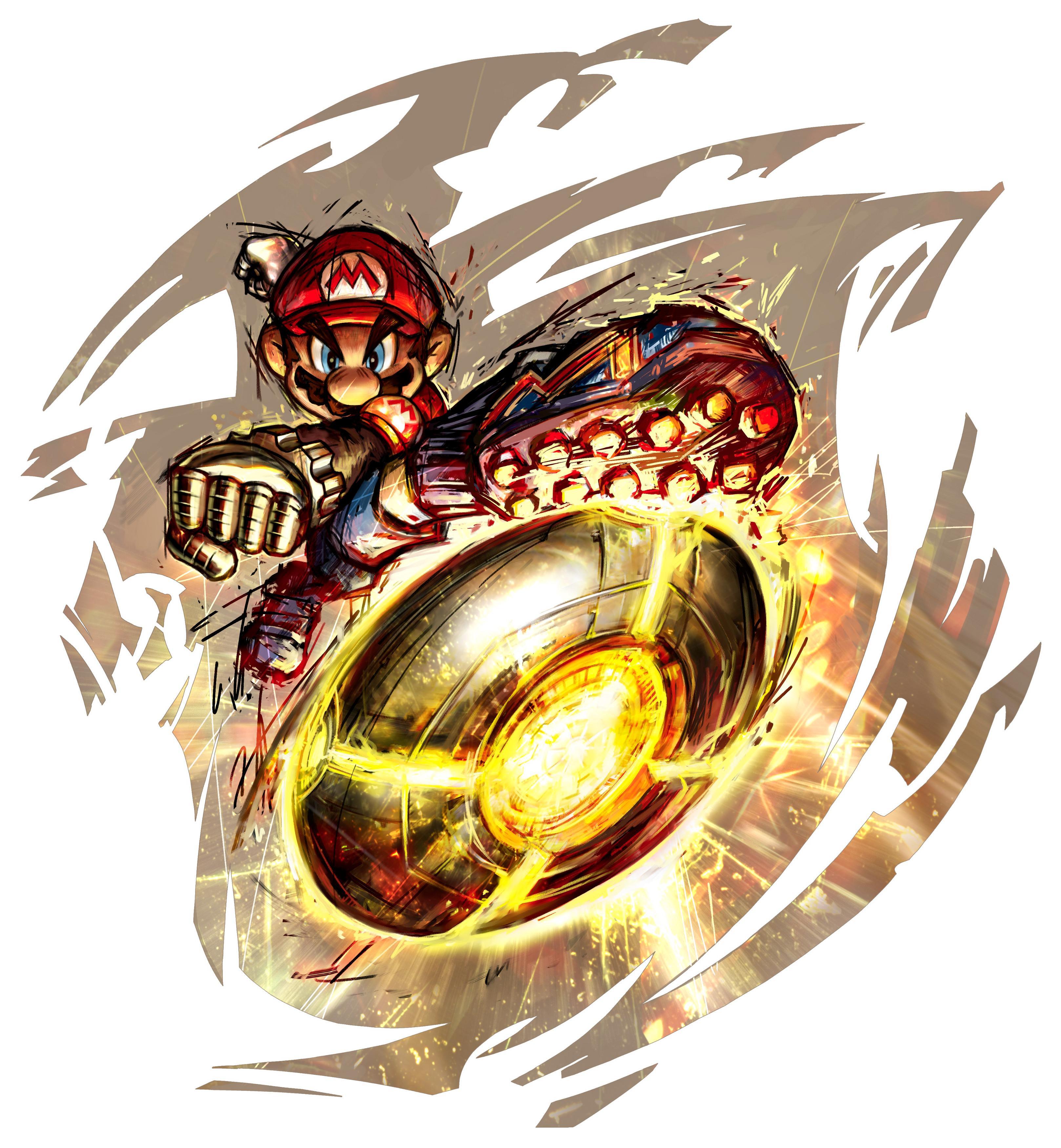 3235x3500 Mario Strikers Charged (Wii) Artwork including all Sidekicks and Team Captains