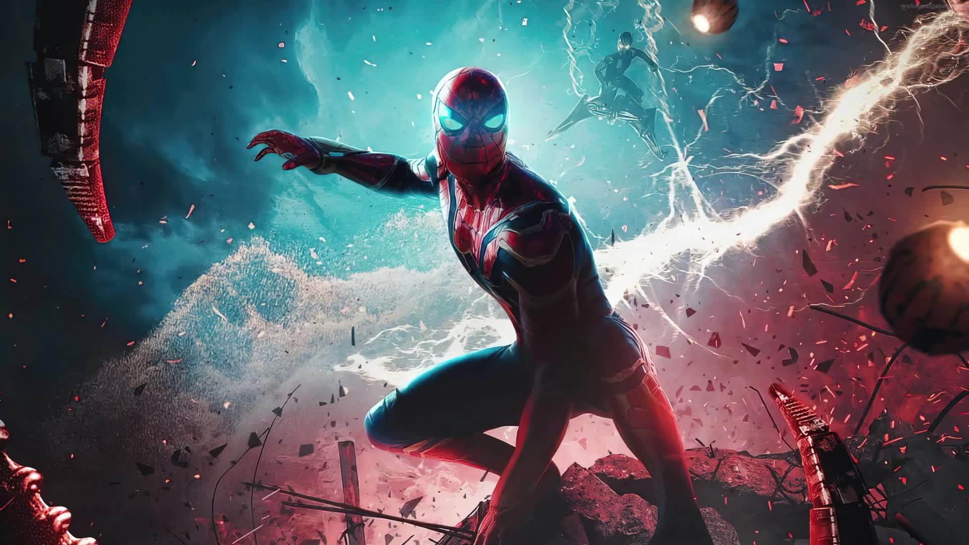1920x1080 Spiderman Tom Holland Multiverse Live Wallpaper: Free HD 4K Live Wallpaper For Windows & MacOS