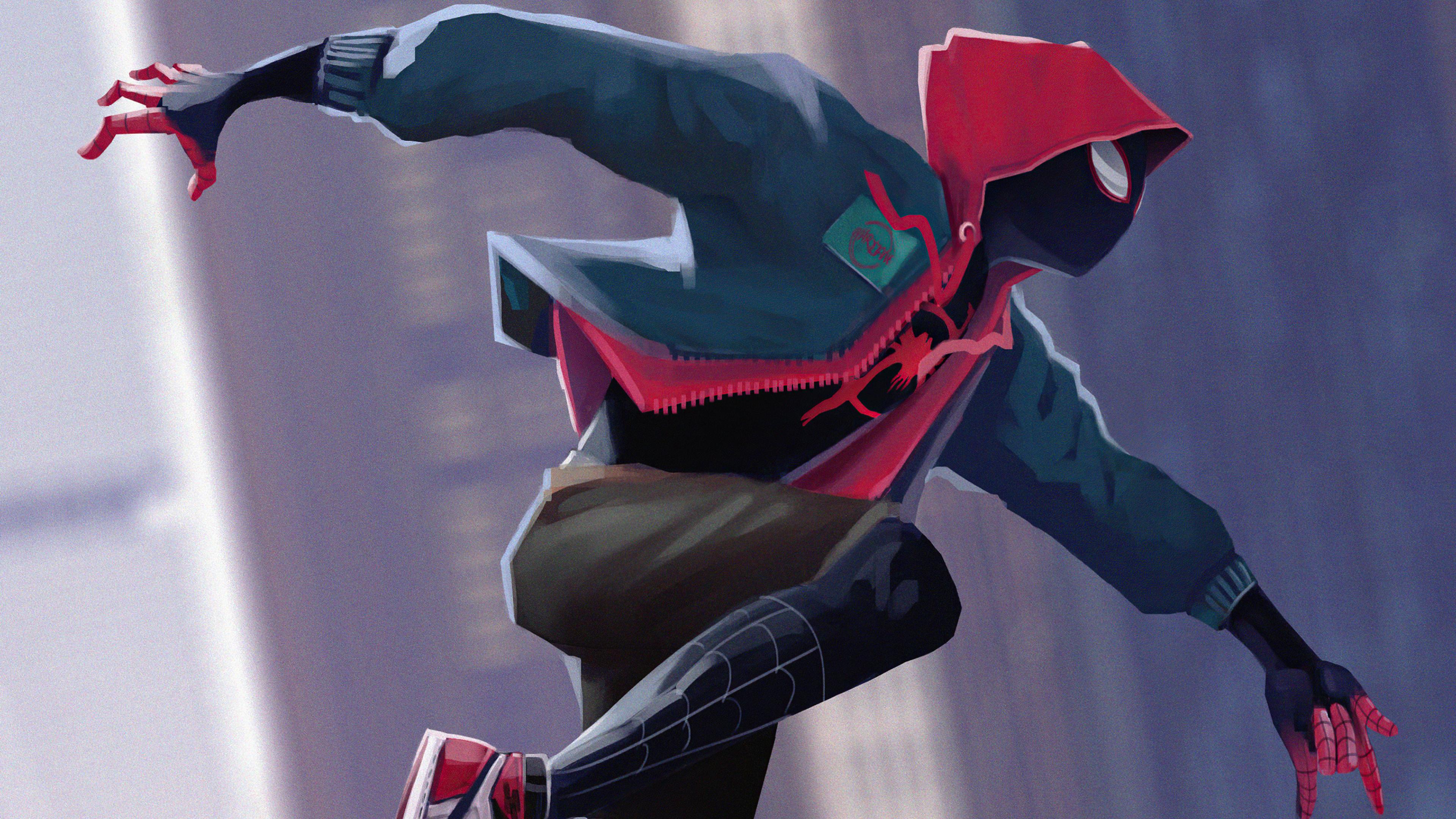 3840x2160 spiderman into the spider verse 2022 movies, movies, superheroes, hd, 4k, spiderman, animated movies, artstation HD Wallpaper