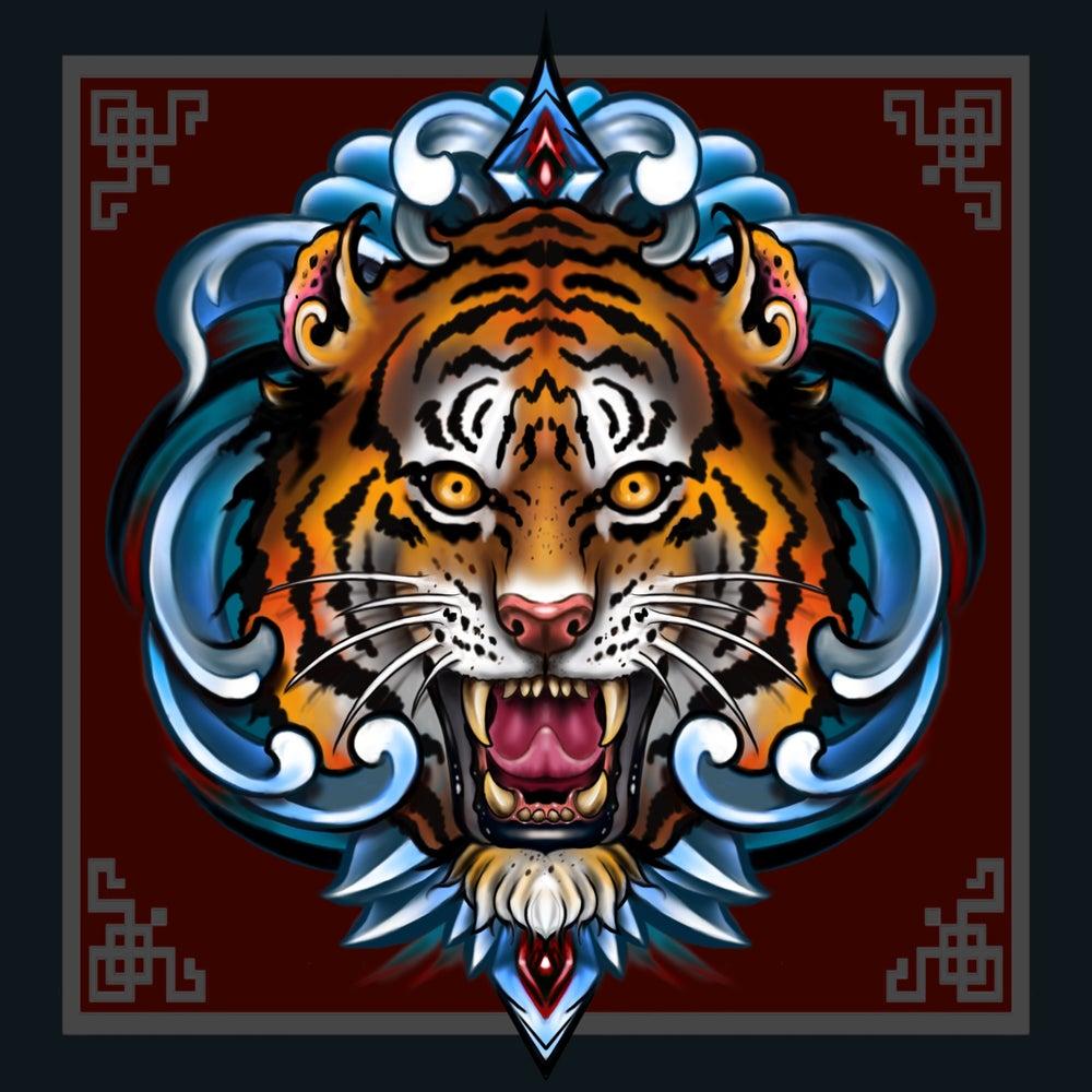 1000x1000 Year of the Tiger” print