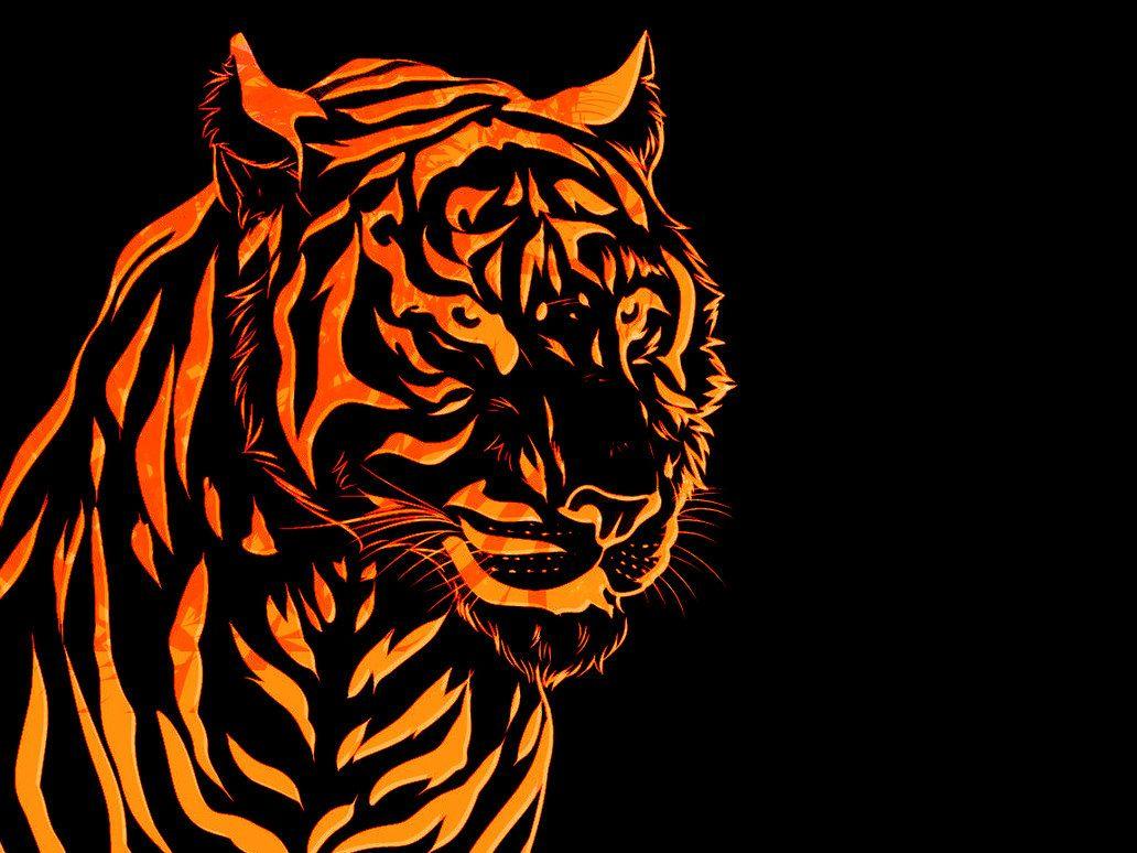 1032x774 Chinese Tiger Wallpaper