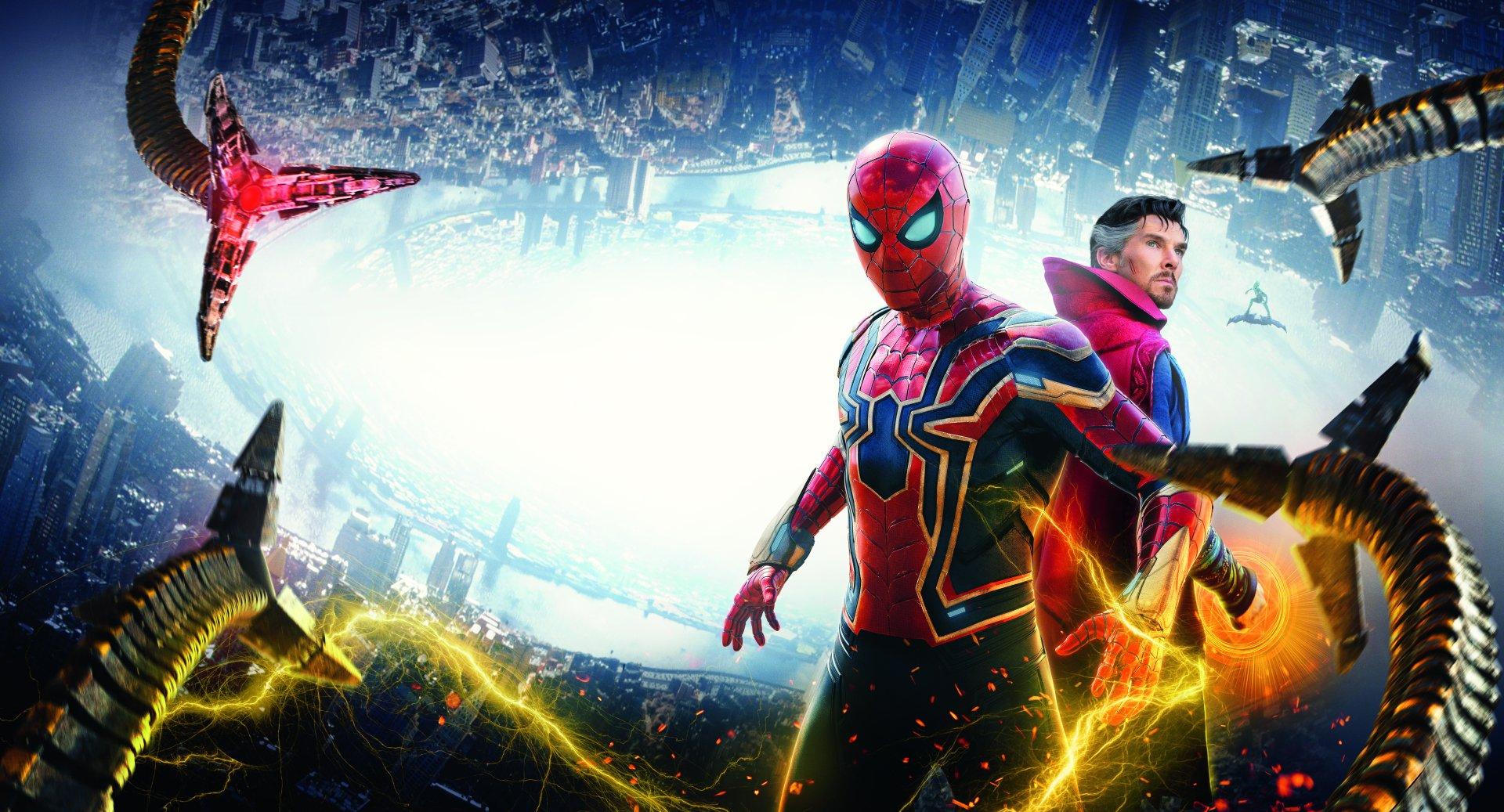 1920x1037 Spider Man & Doctor Strange. No Way Home 8K Ultra HD Wallpaperx9605