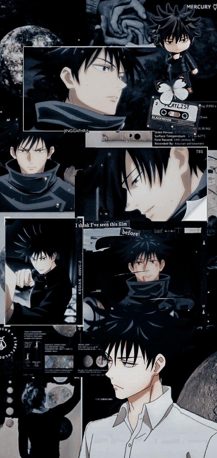 720x1520 Jujutsu kaisen locksrcreen fushiguro megumi. Aesthetic anime, Anime wallpaper phone, Anime background