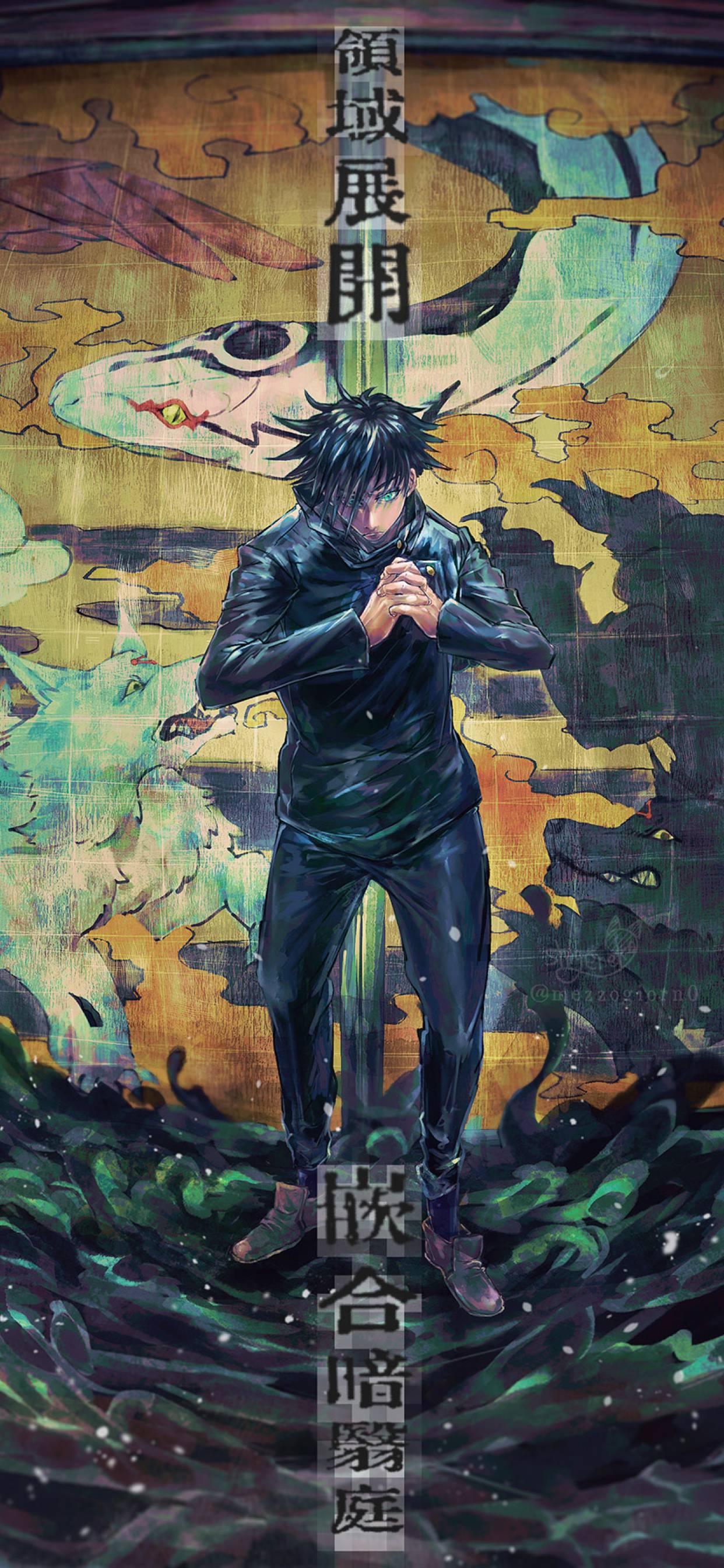 1242x2688 Megumi Fushiguro Art Jujutsu Kaisen iPhone XS MAX Wallpaper, HD Anime 4K Wallpaper, Image, Photo and Background