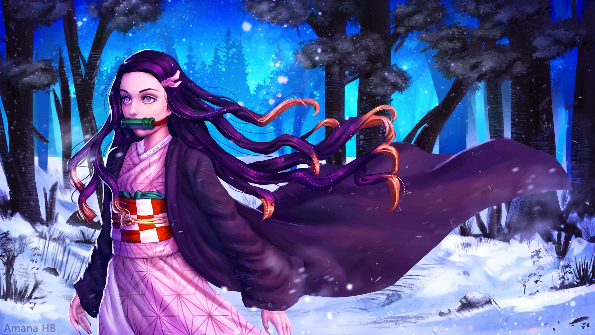 1920x1080 Nezuko Kamado Demon Slayer: Kimetsu No Yaiba
