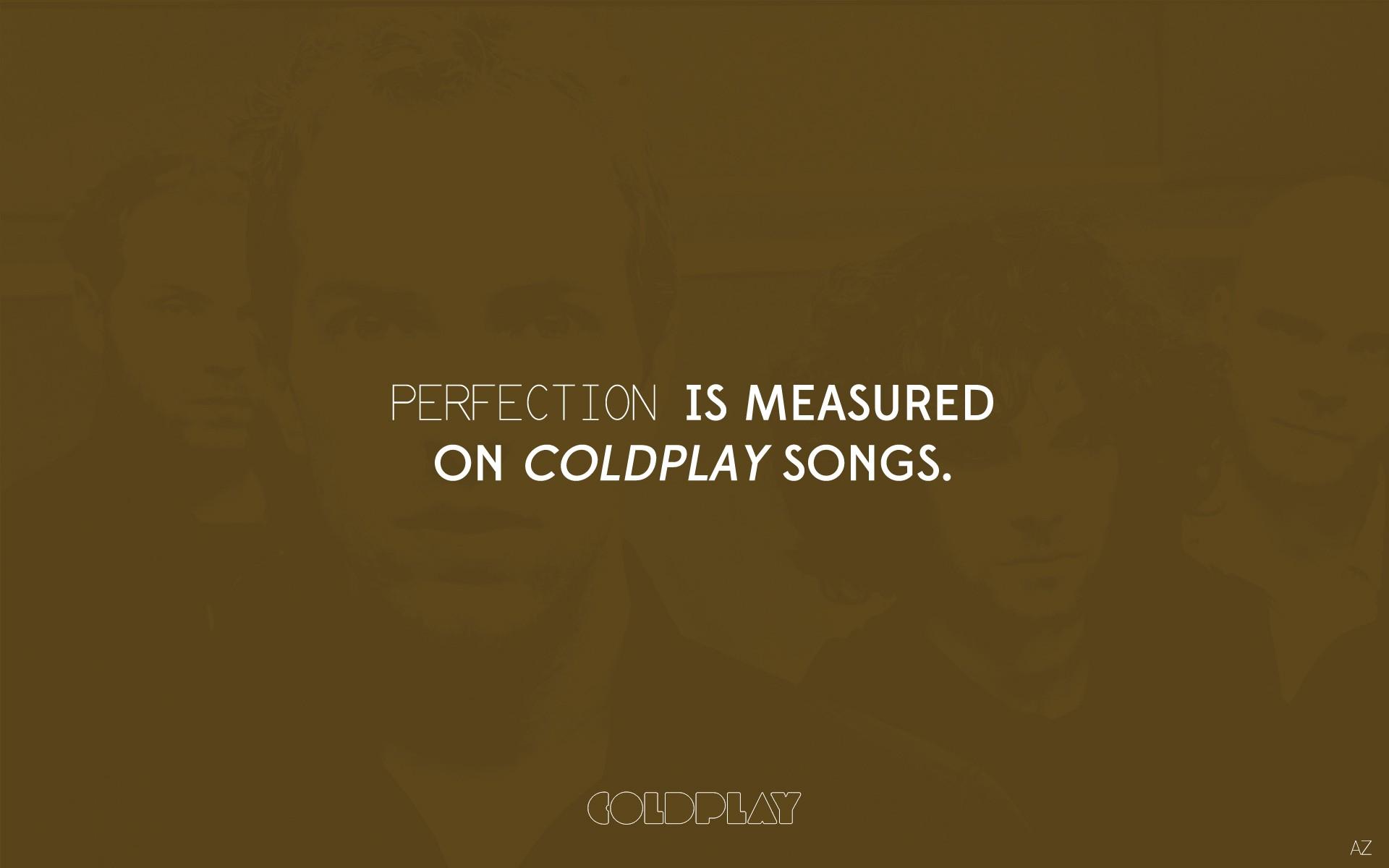 1920x1200 minimalistic, Music, Quotes, Brown, Coldplay, Basic, Simple, Simply Wallpaper HD / Desktop and Mobile Background