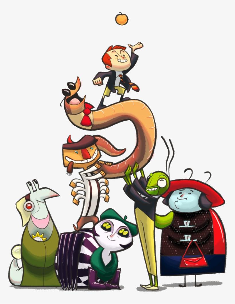 820x1059 James And The Giant Peach Is Probably One Of The Top Y El Melocoton Gigante Personajes Transparent PNG Download on NicePNG