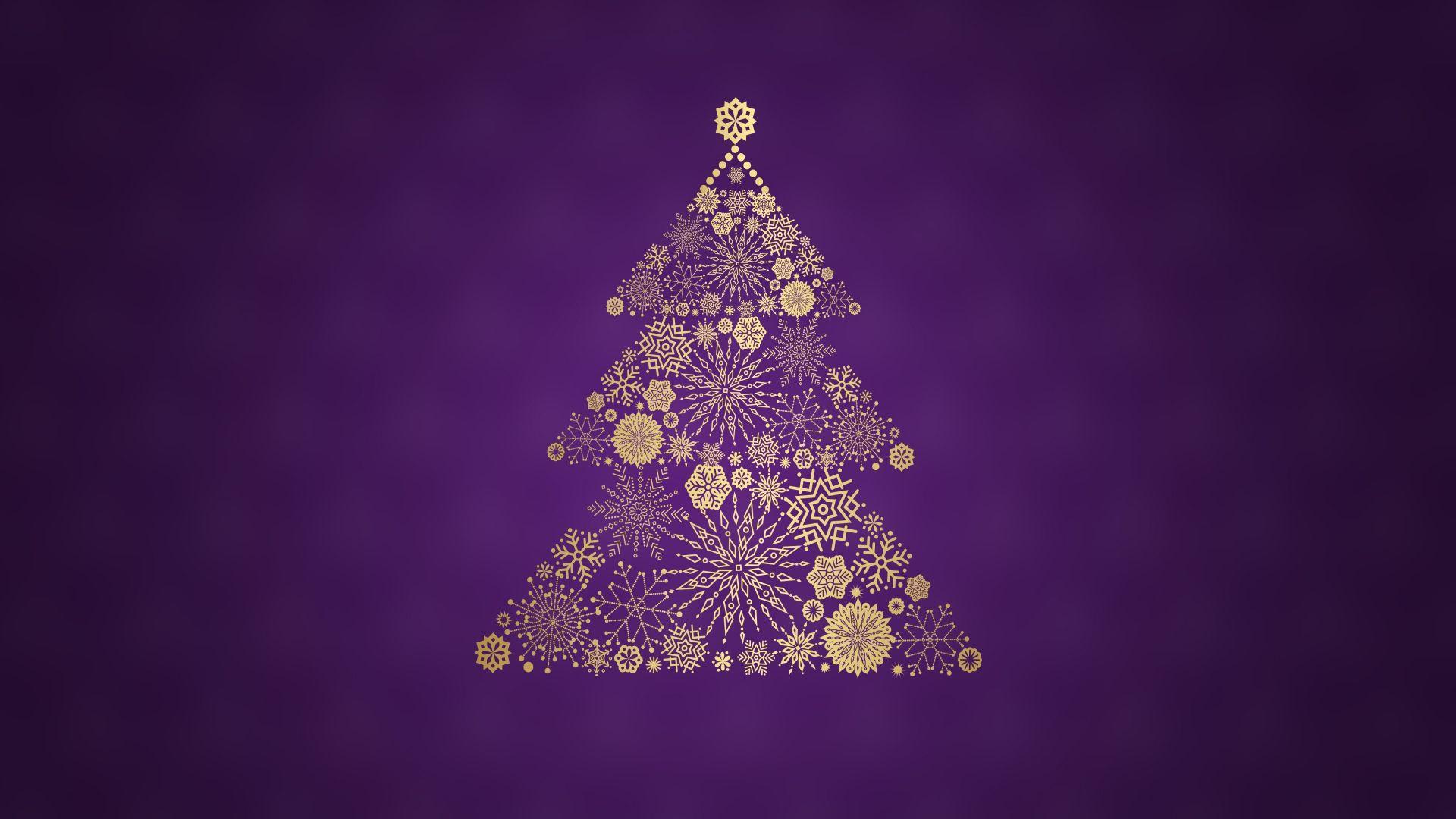 1920x1080 Christmas tree, digital art, holiday wallpaper, HD image, picture, background, 1e5a39