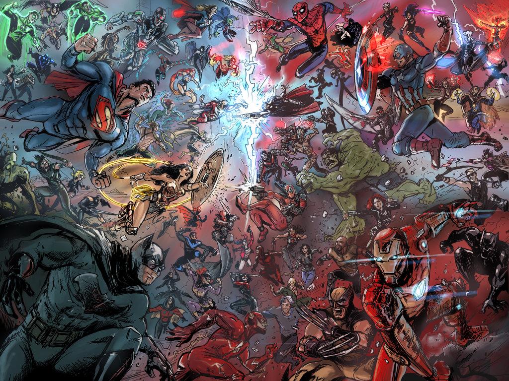 Marvel and DC Comics Wallpapers - Top Free Marvel and DC Comics ...