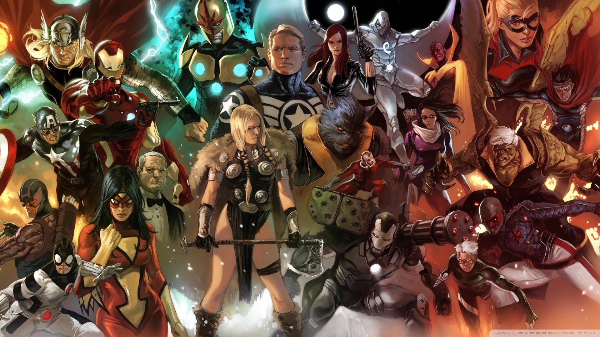 Marvel and DC Comics Wallpapers - Top Free Marvel and DC Comics ...