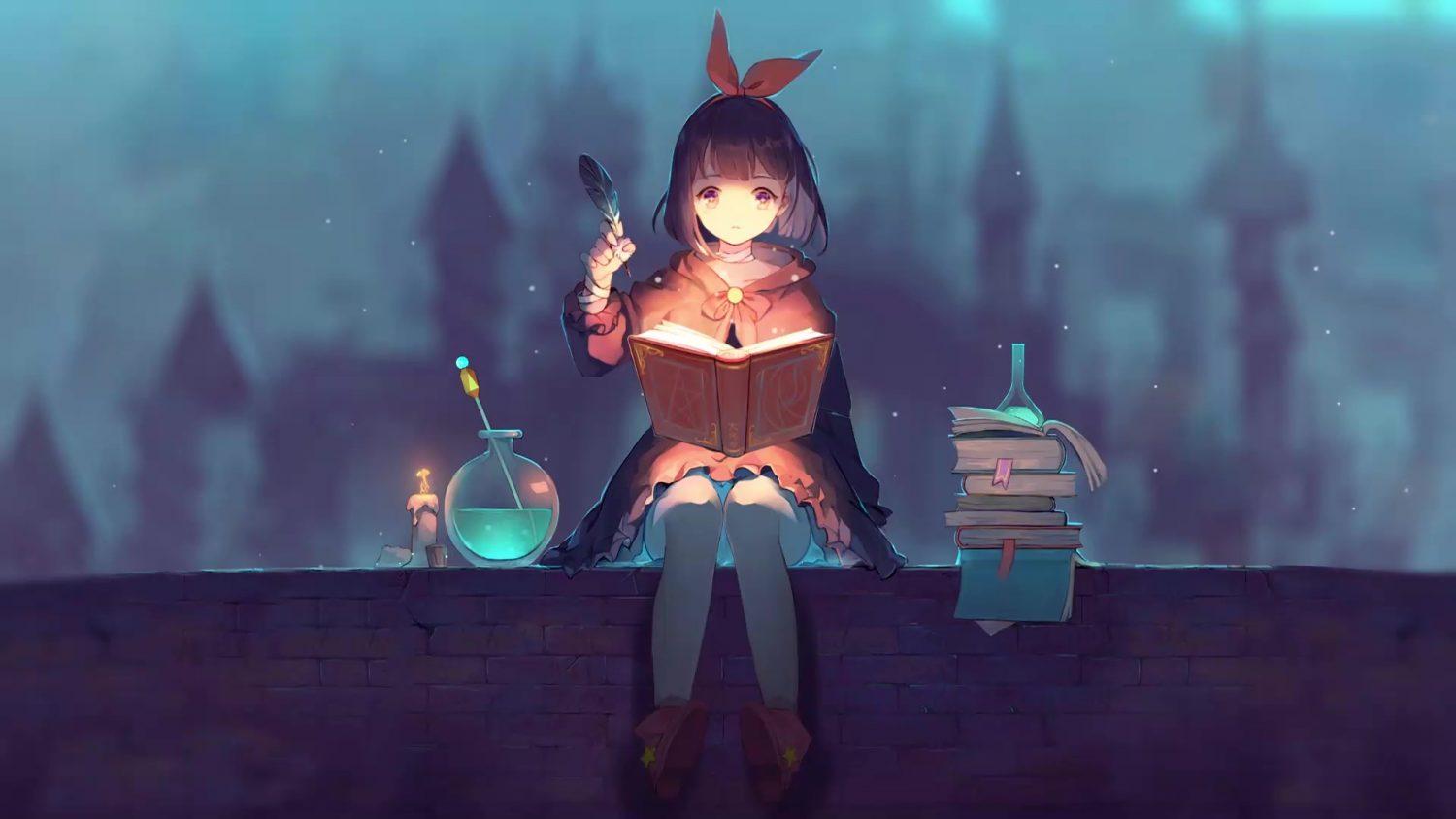 1500x844 Tower Of Saviors Anime Cute Witch Live Wallpaper
