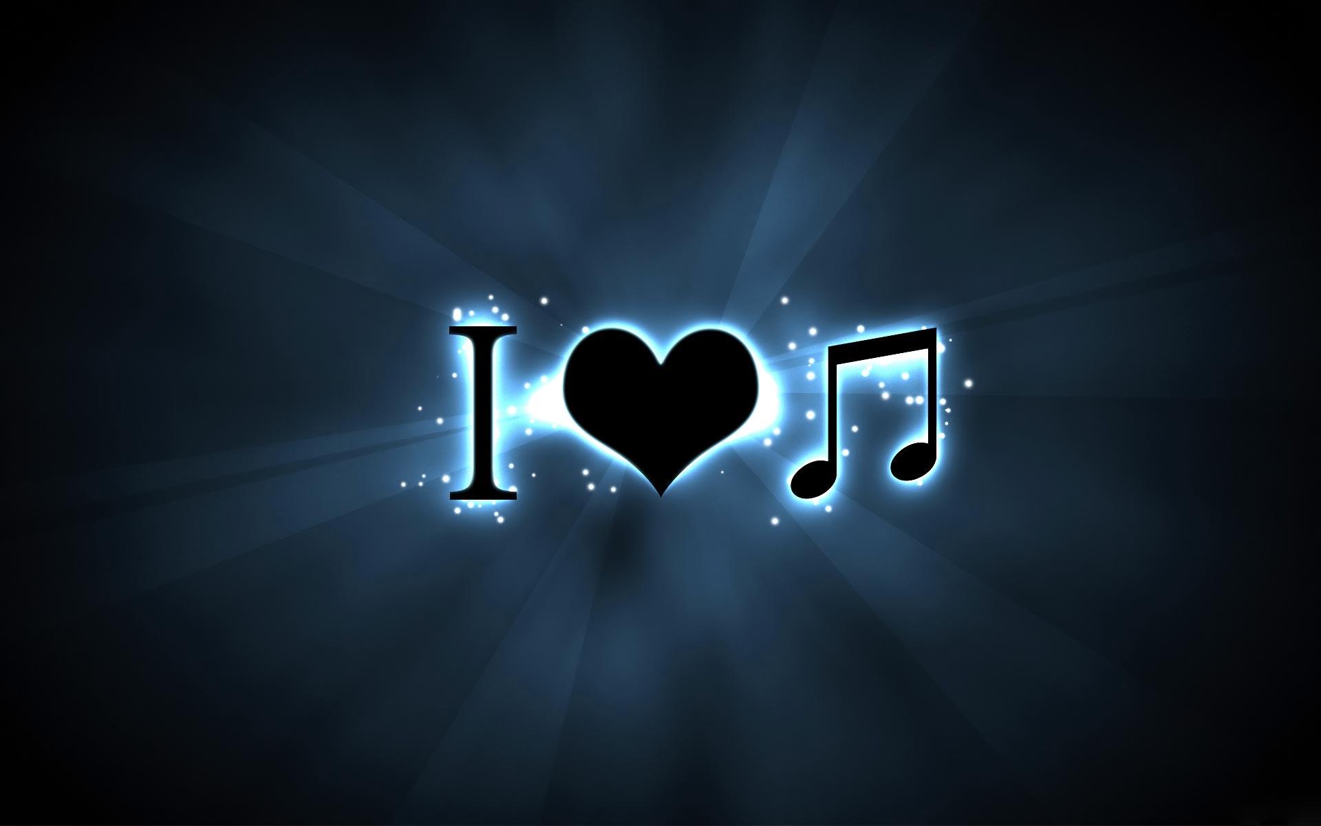 1920x1200 I Love Music