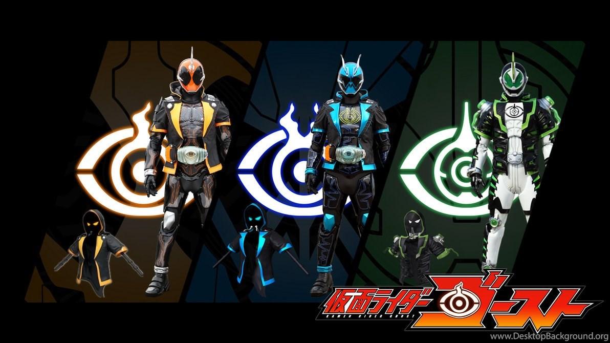 1192x670 Kamen Rider Ghost 3 Riders Wallpaper By StarkEvan Desktop Background