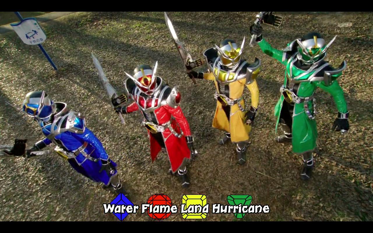 1280x800 Mahou Sentai Wizardranger Rider Wizard 4 Dragons