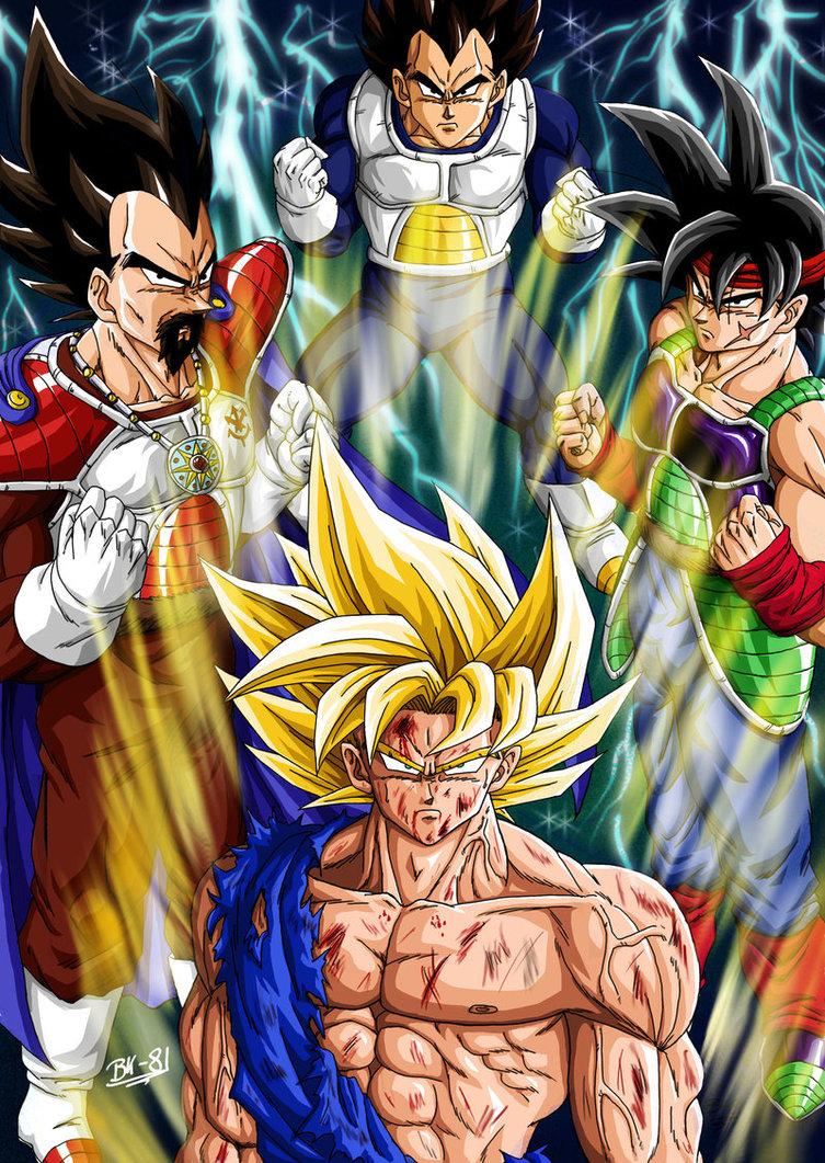 753x1061 I am Legend and king vegeta Fan Art