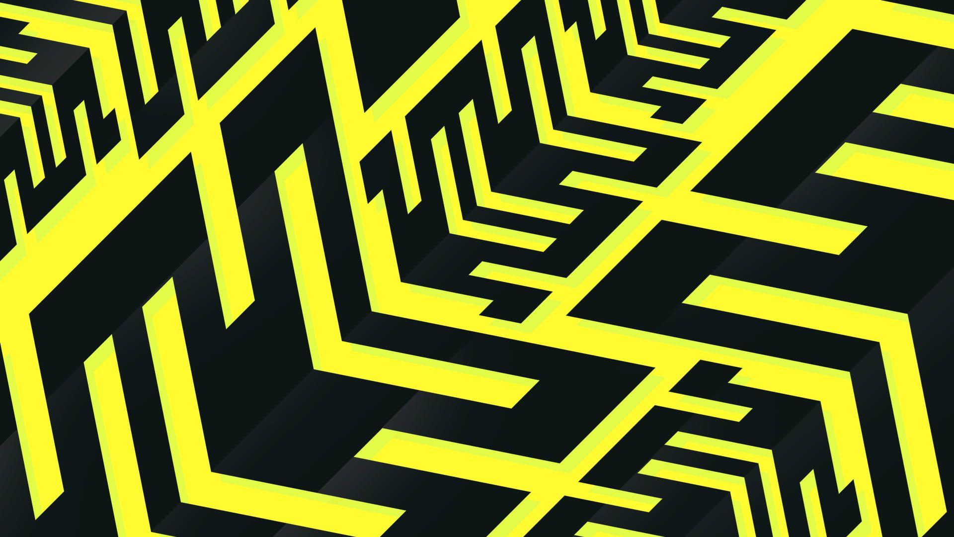 1920x1080 Yellow Gaming Wallpaper
