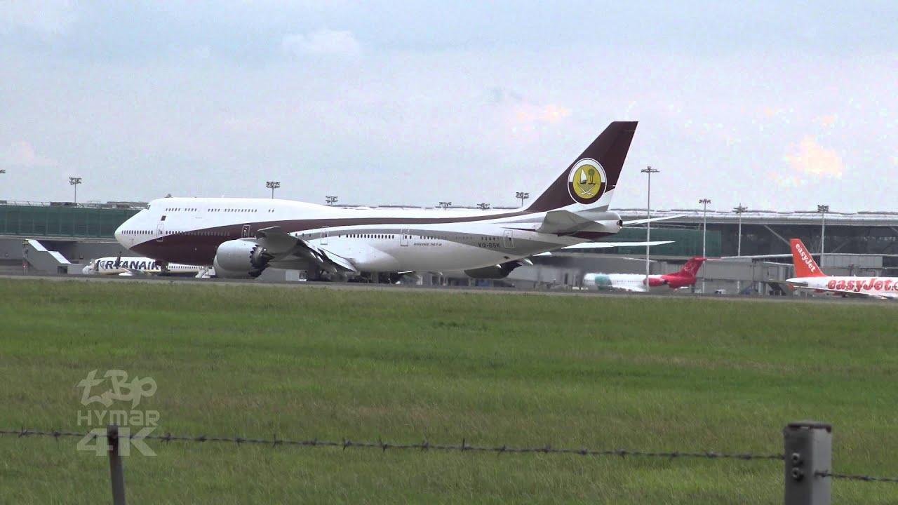 1920x1080 4K TEST VIDEO At London Stansted Airport Boeing 747 400