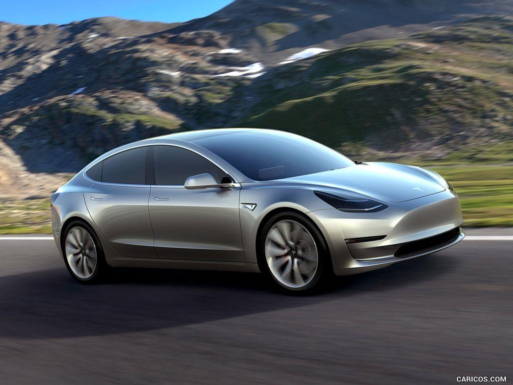 1024x768 Tesla Model 3. Wallpaper iPadx768