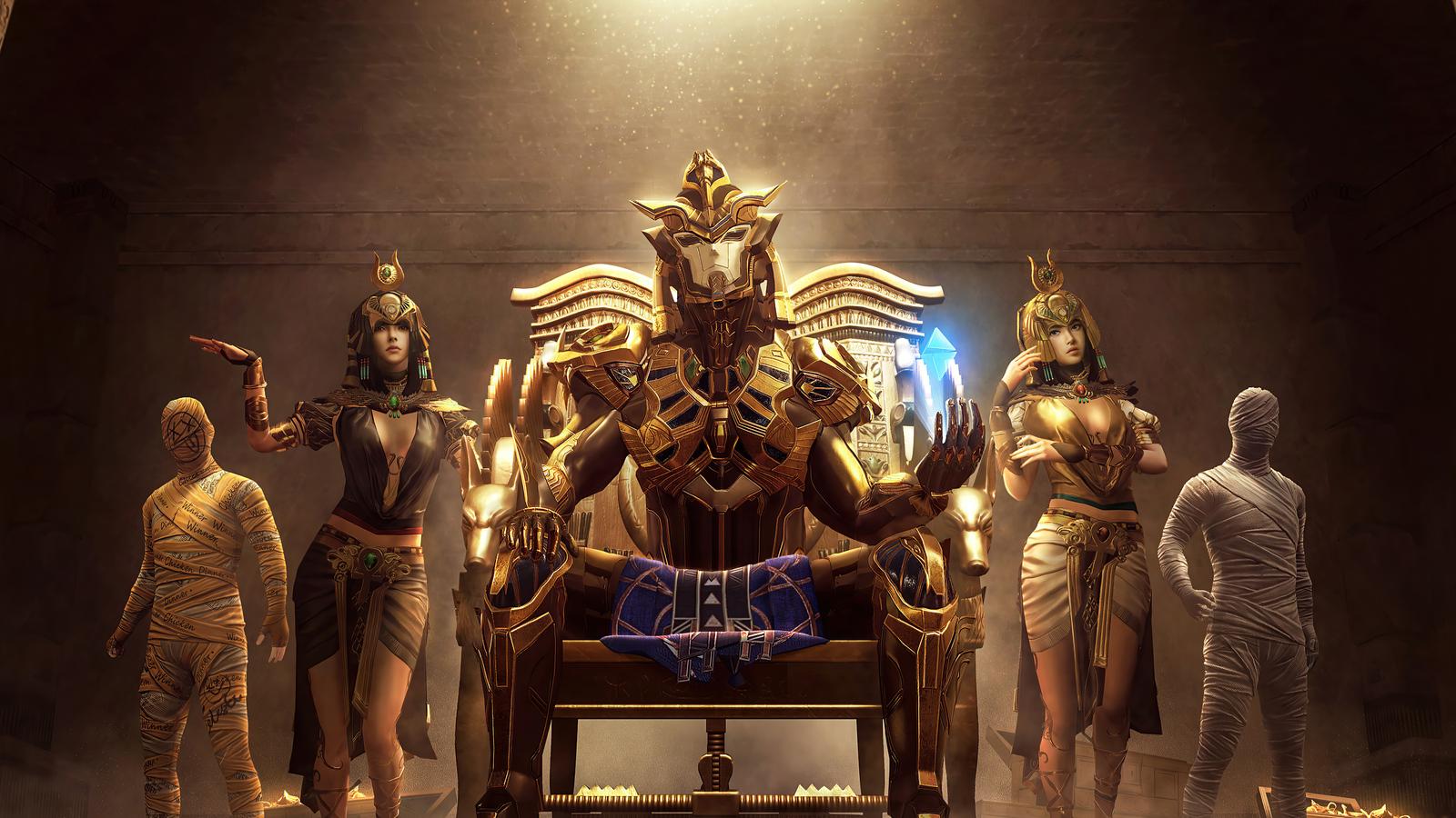 1600x900 Pubg Golden Pharaoh X Suit 1600x900 Resolution HD 4k Wallpaper, Image, Background, Photo and Picture