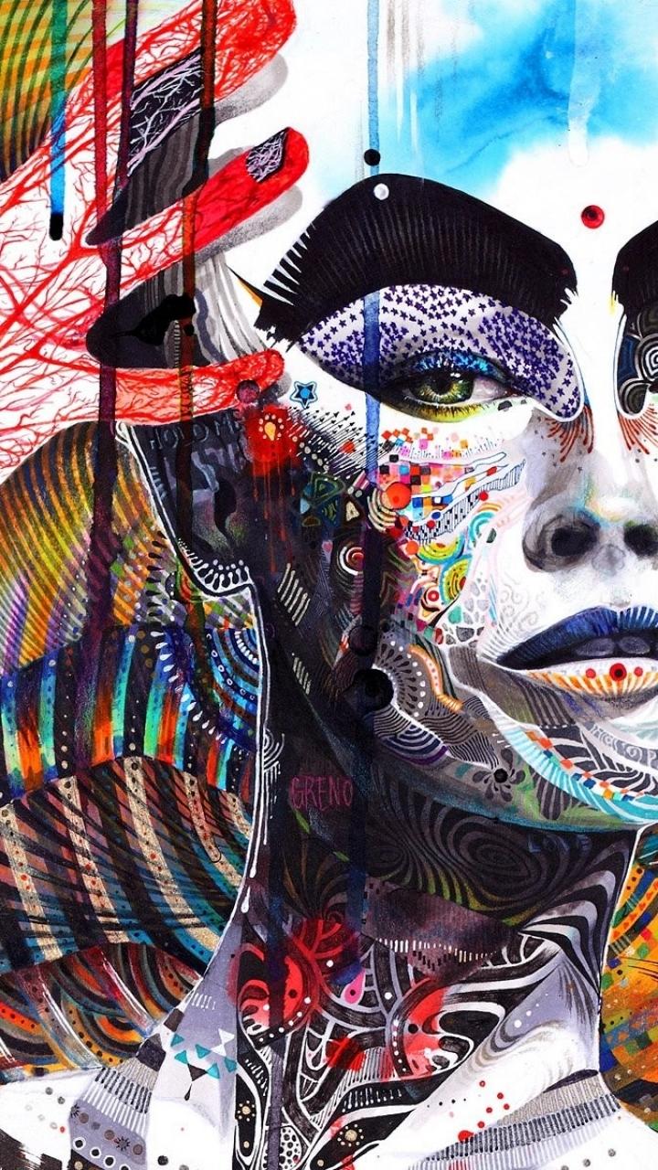 720x1280 Artistic Psychedelic