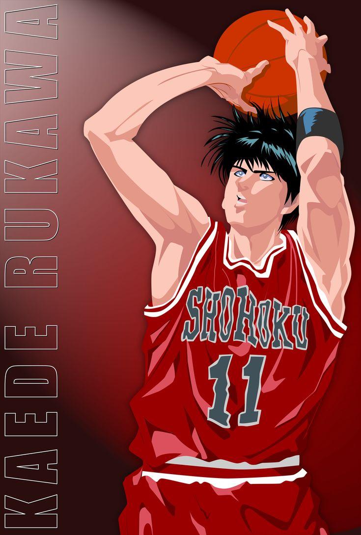 735x1090 Rukawa Kaede Wallpaper. Slam dunk manga, Slam dunk, Slam dunk anime
