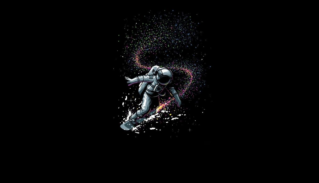 1336x768 Astronaut Minimalist HD Laptop Wallpaper, HD Minimalist 4K Wallpaper, Image, Photo and Background