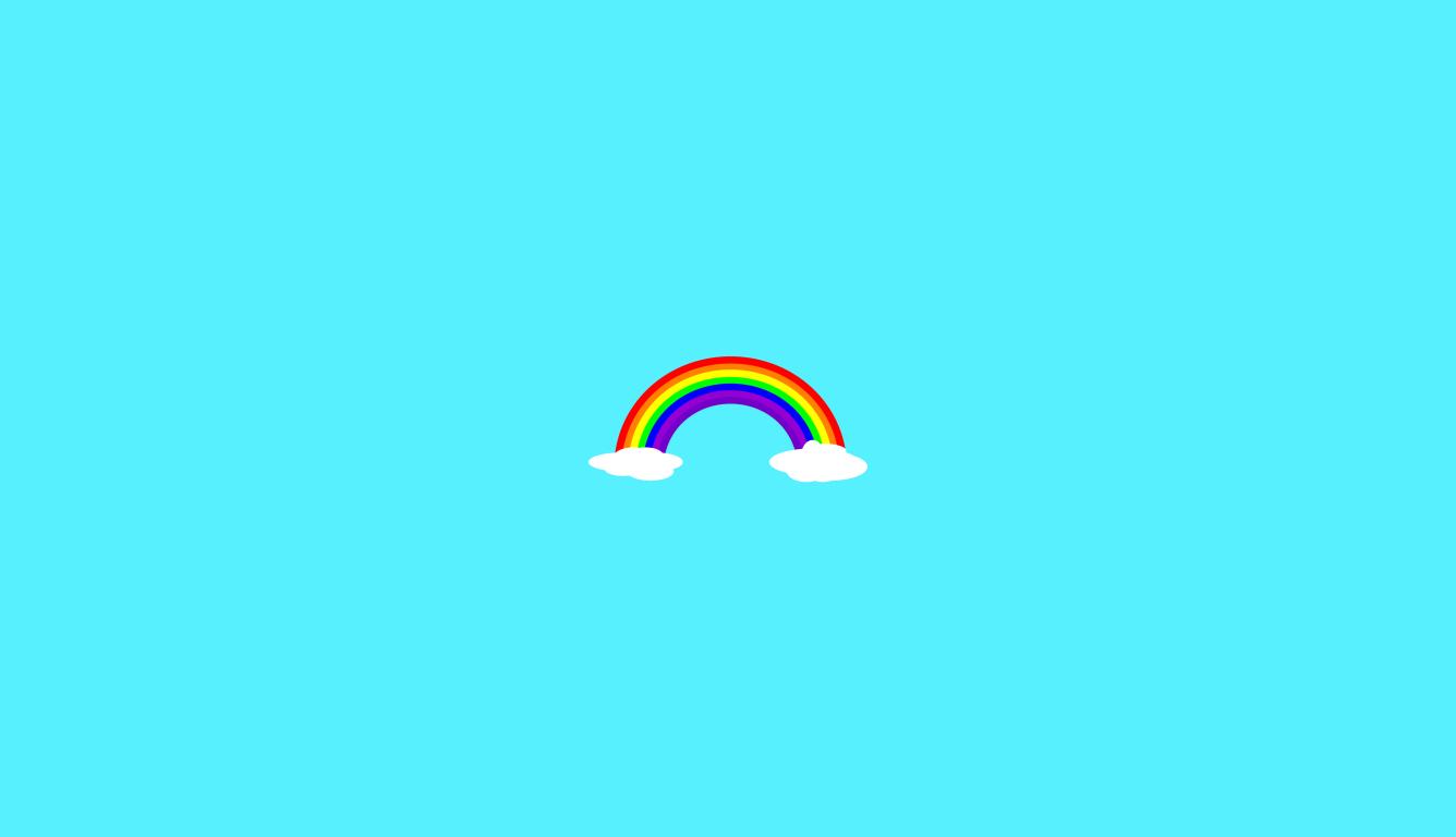 1336x768 Rainbow Minimalist HD Laptop Wallpaper, HD Minimalist 4K Wallpaper, Image, Photo and Background