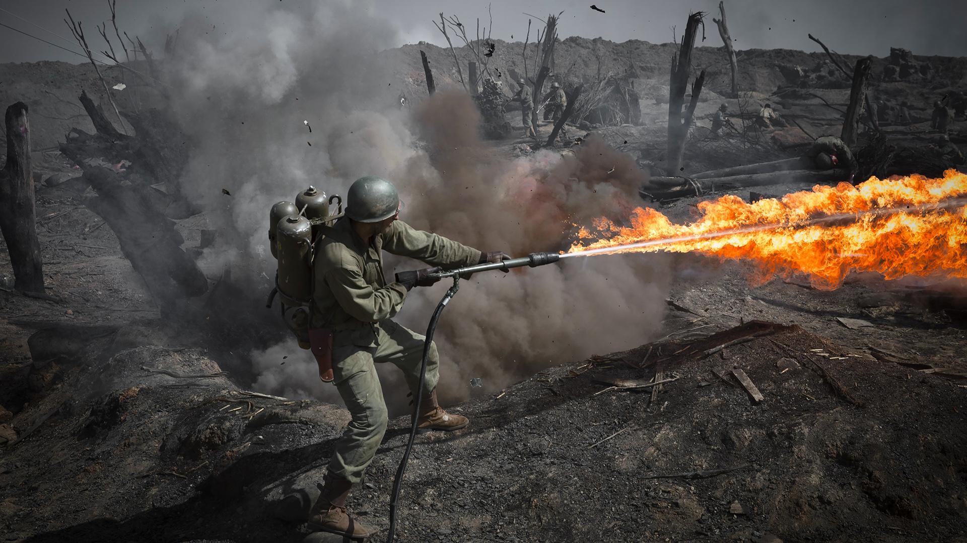 1920x1080 Flamethrower Soldier Wallpaper