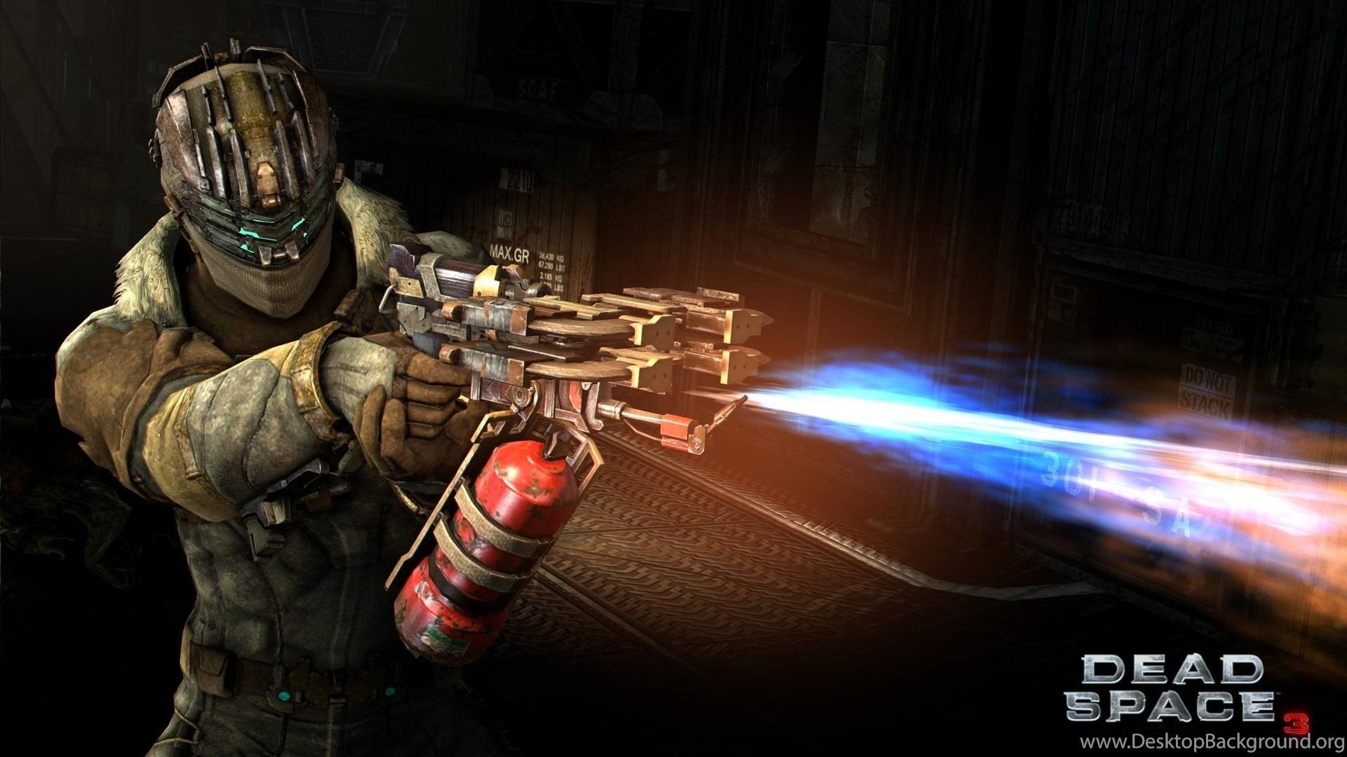 1920x1080 Full HD Wallpaper Dead Space 3 Flamethrower Armor Isaac Clarke. Desktop Background