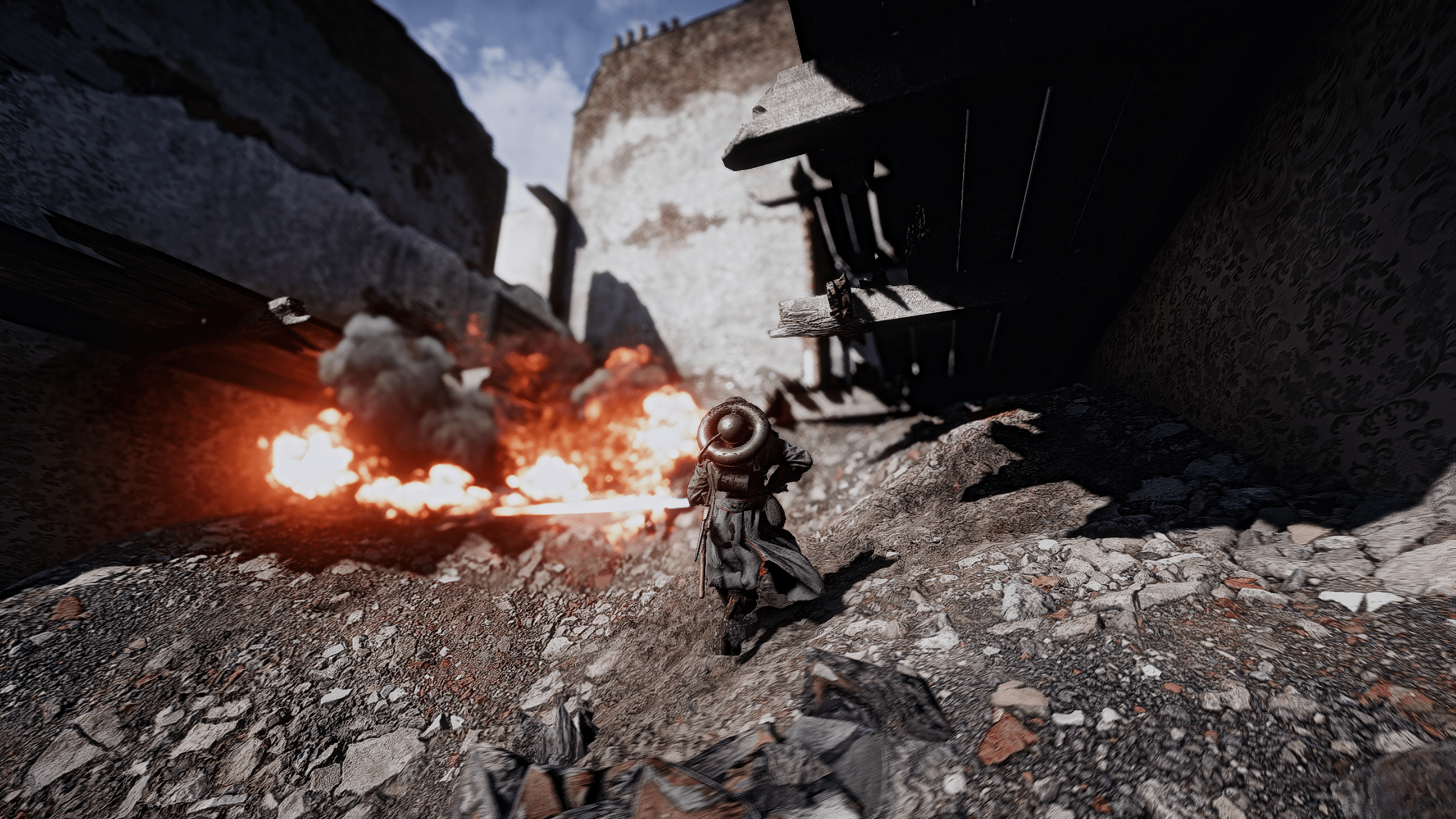 2560x1440 Flamethrower HD Wallpaper