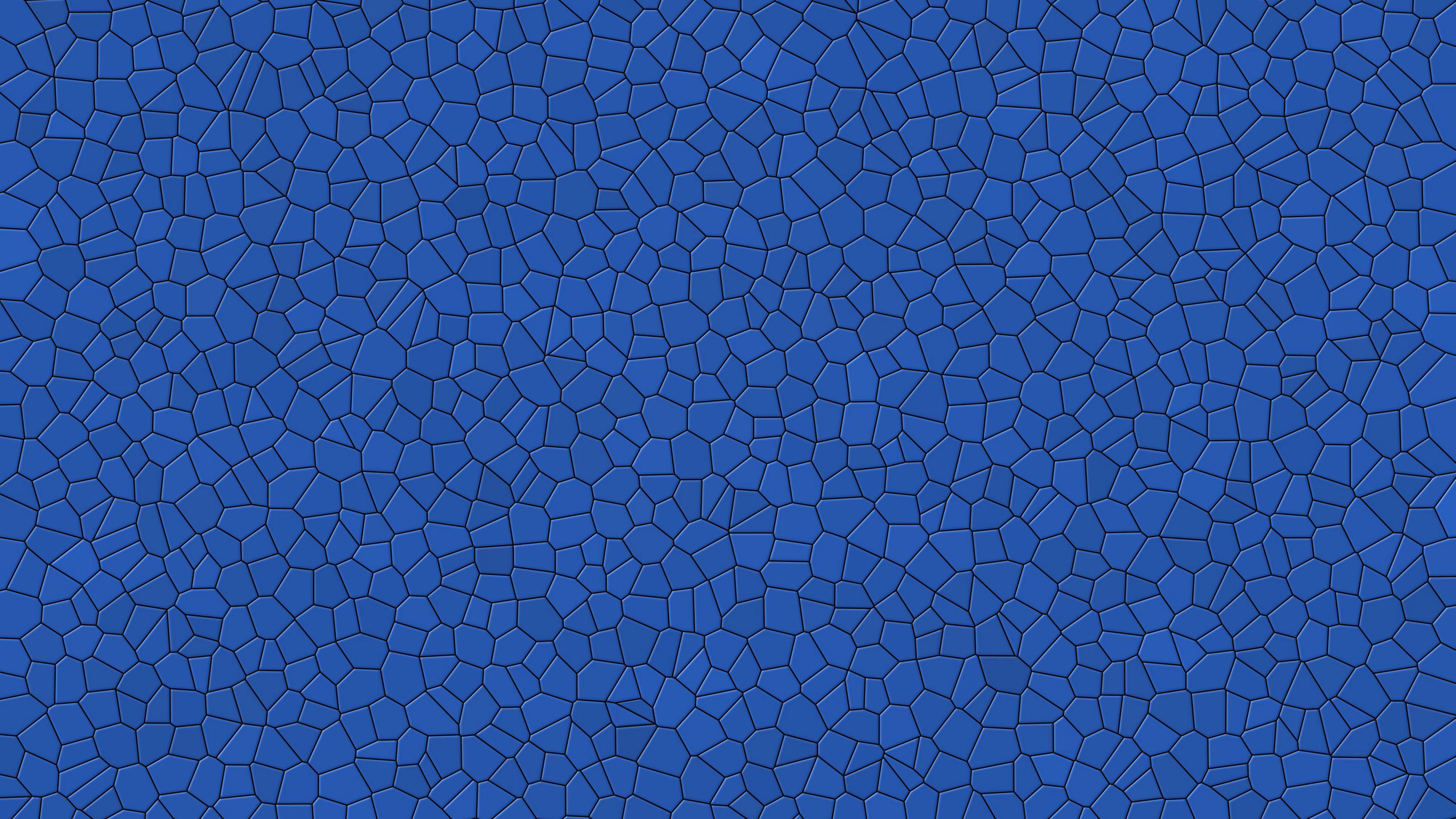 3840x2160 Download wallpaper 3840x2160 mosaic, patterns, blue 4k uhd 16:9 HD background