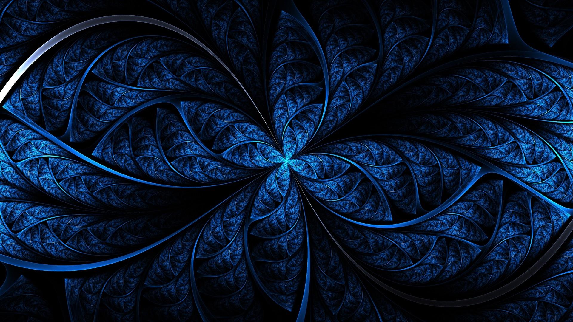 1920x1080 Blue Designs Wallpaper