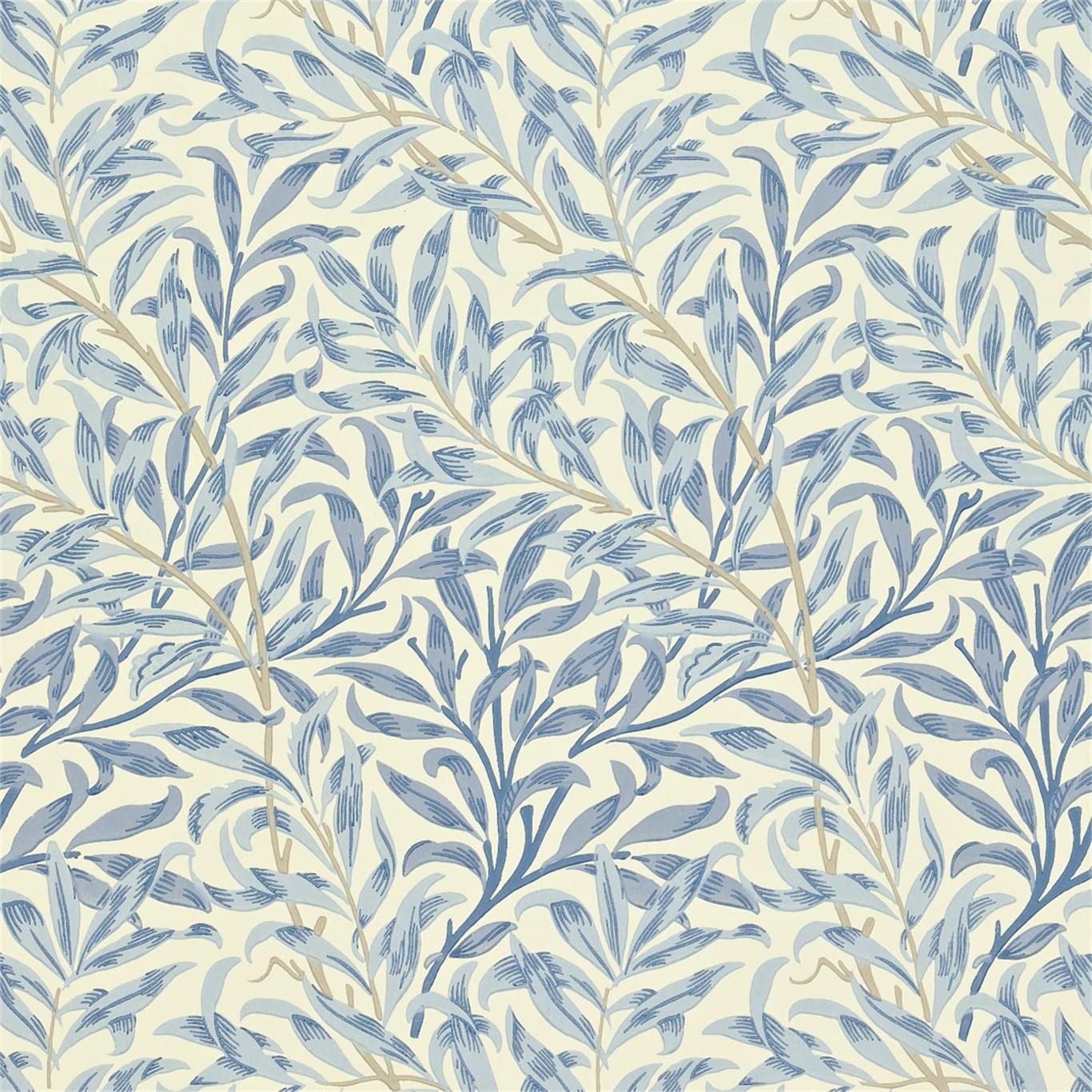 1366x1366 Willow Boughs Blue Wallpaper. Morris & Co