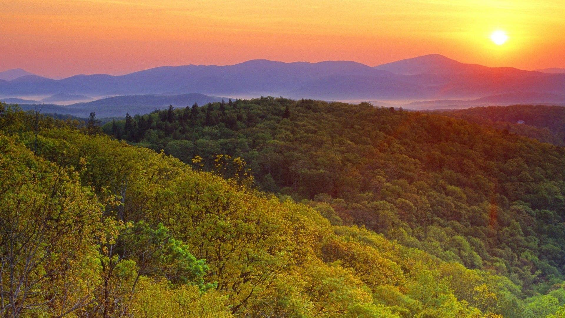 1920x1080 Blue Ridge Mountains Wallpaper 2020