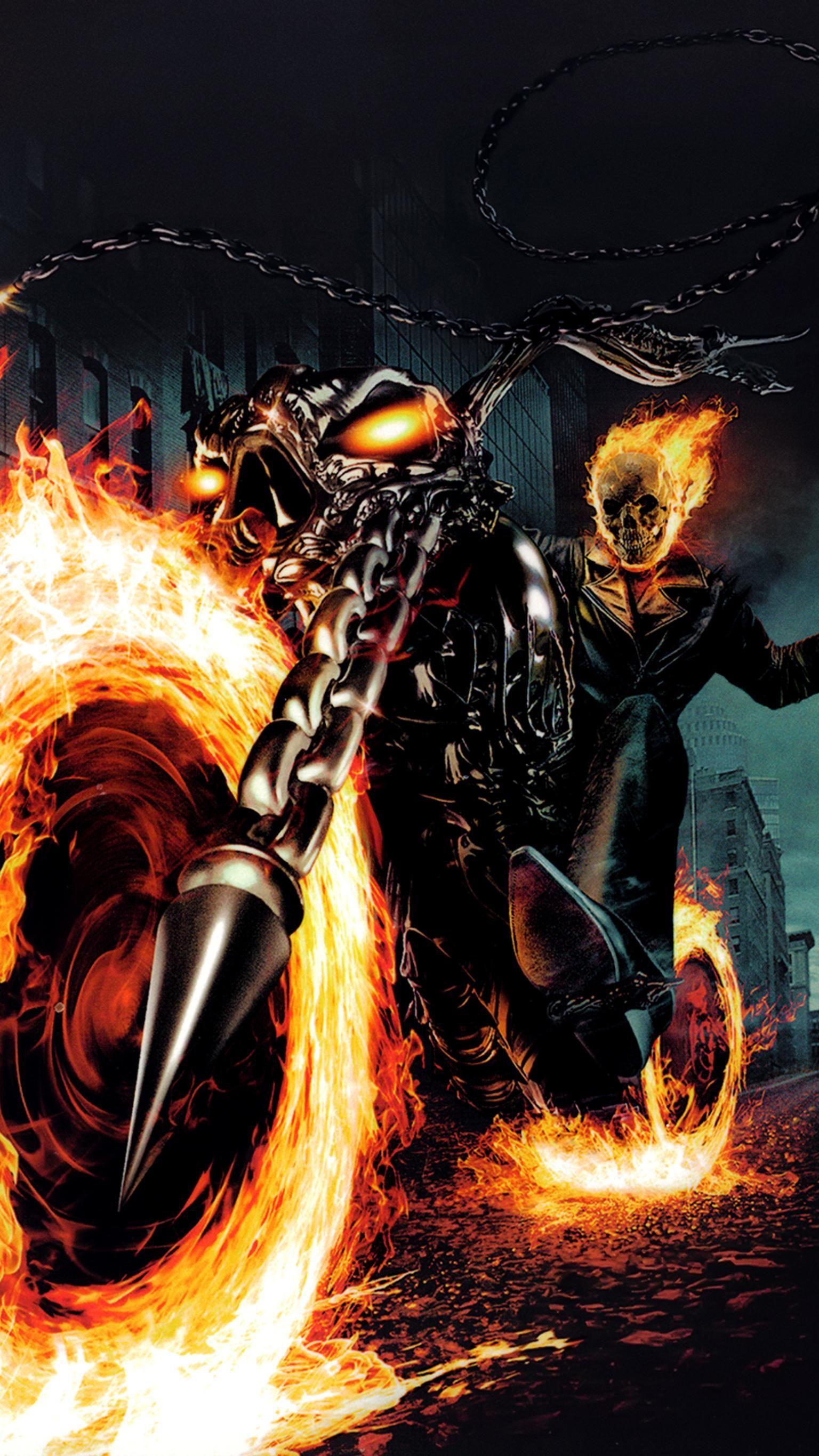 1536x2732 Ghost Rider Wallpaper
