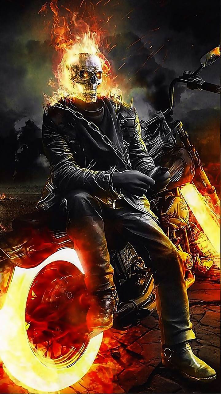 720x1280 Download ghost rider bike wallpaper HD Book Source for free download HD, 4K & high quality wallpaper