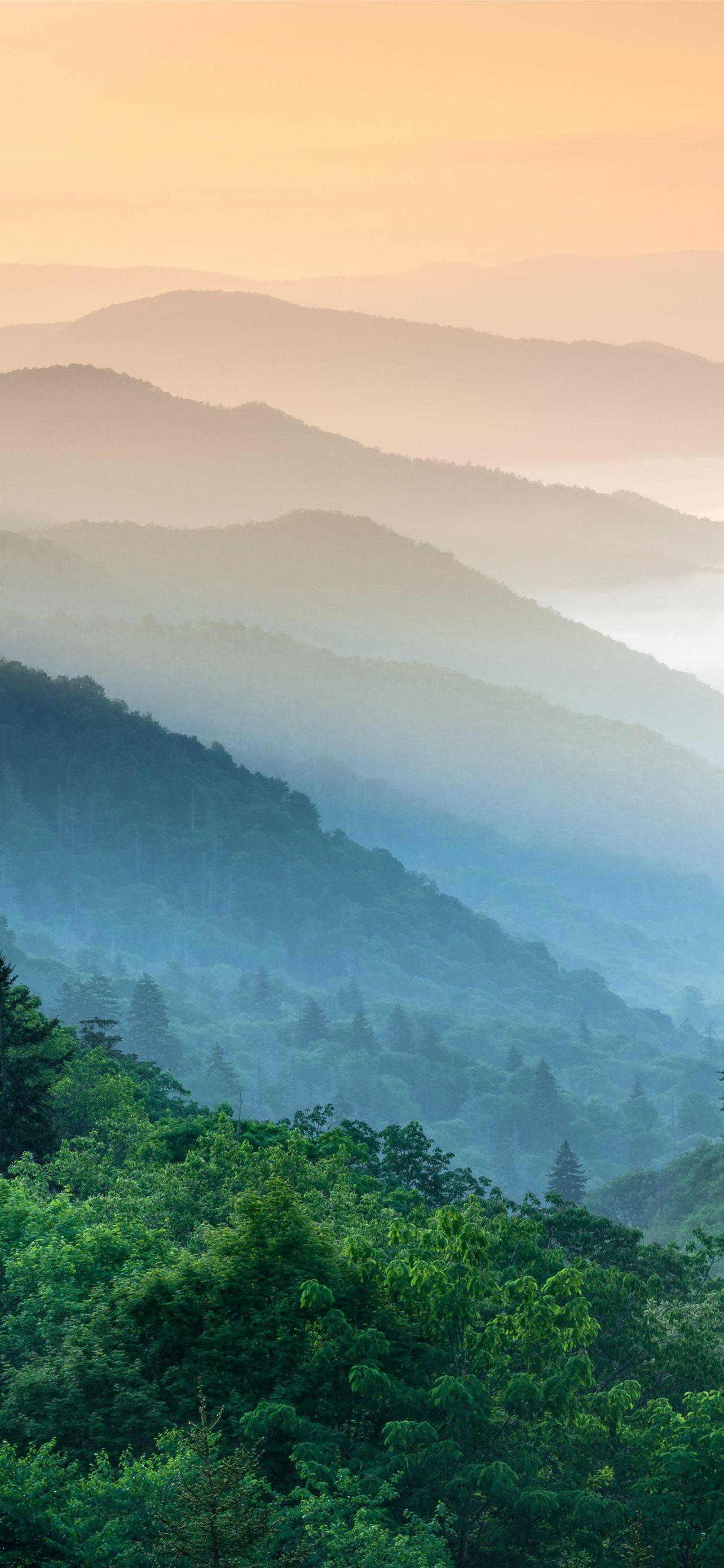 1284x2778 blue ridge parkway iPhone Wallpaper Free Download